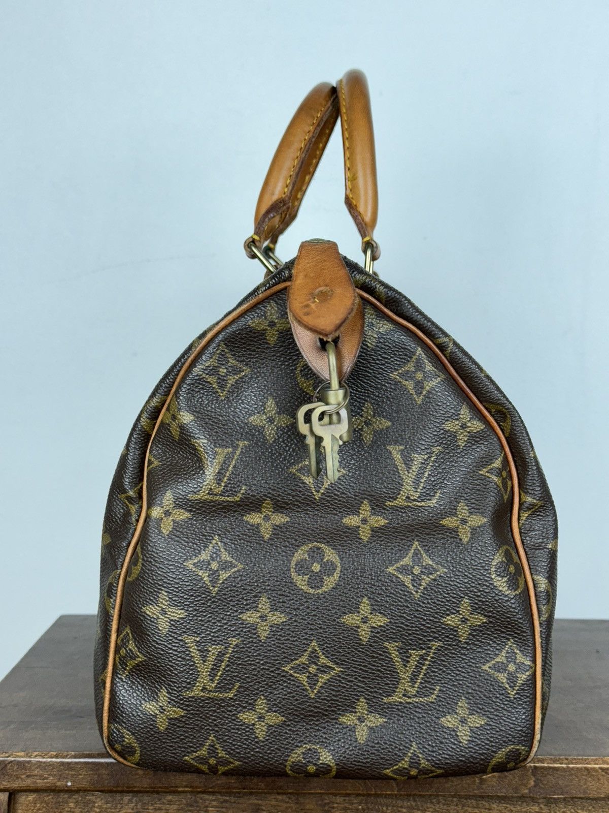 Louis Vuitton Luxury handle bag Louis Vuitton Speedy 30 original item Size ONE SIZE - 4 Thumbnail