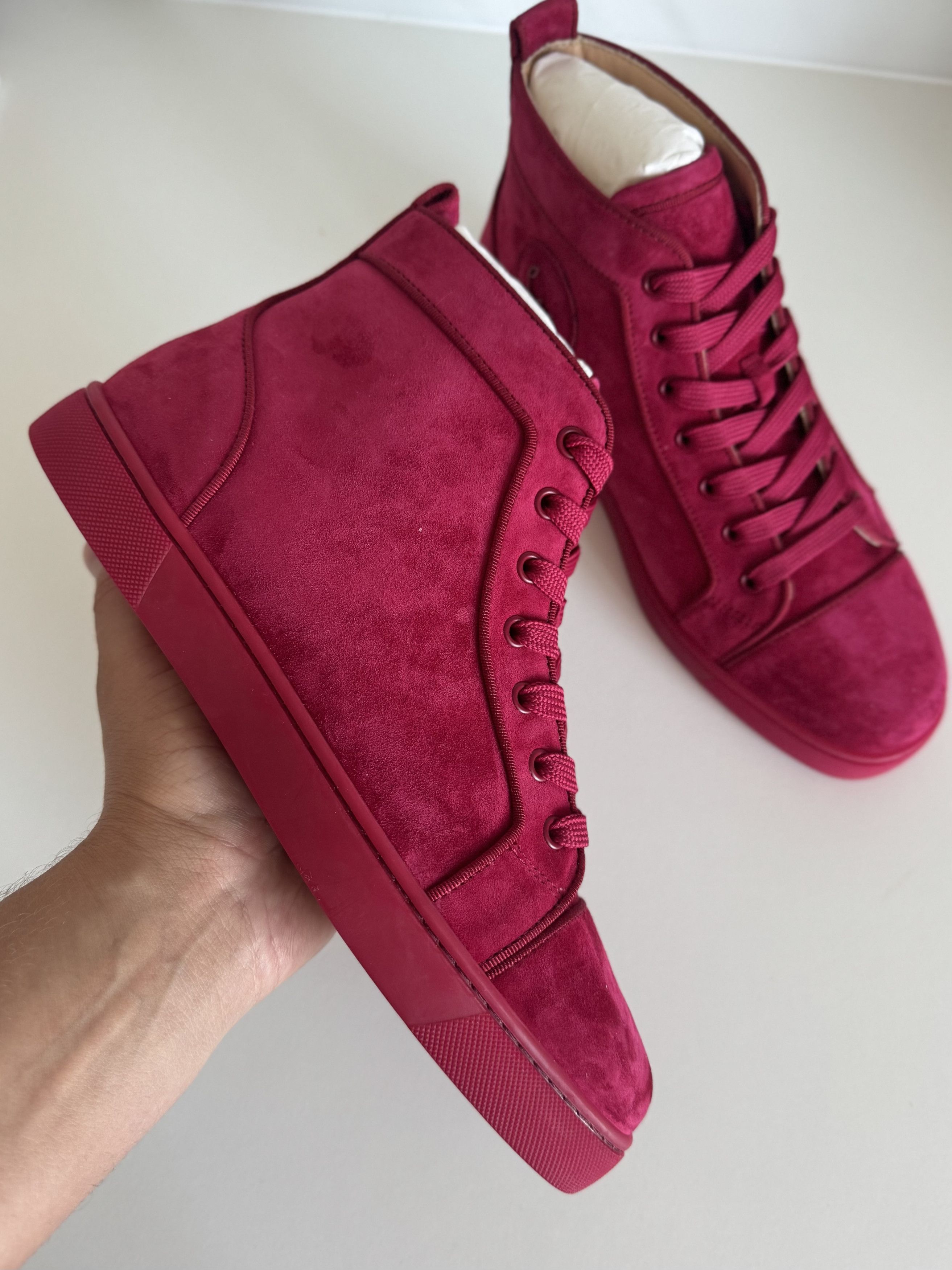 Christian Louboutin Louboutin High | Cherry color | Size 41 | Brand new Size US 8 / EU 41 - 3 Thumbnail
