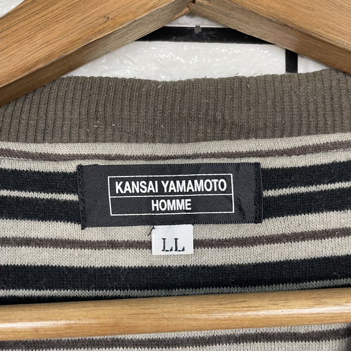 Kansai Yamamoto Kansai Yamamoto Homme Striped Sweatshirt Size US L / EU 52-54 / 3 - 11 Thumbnail