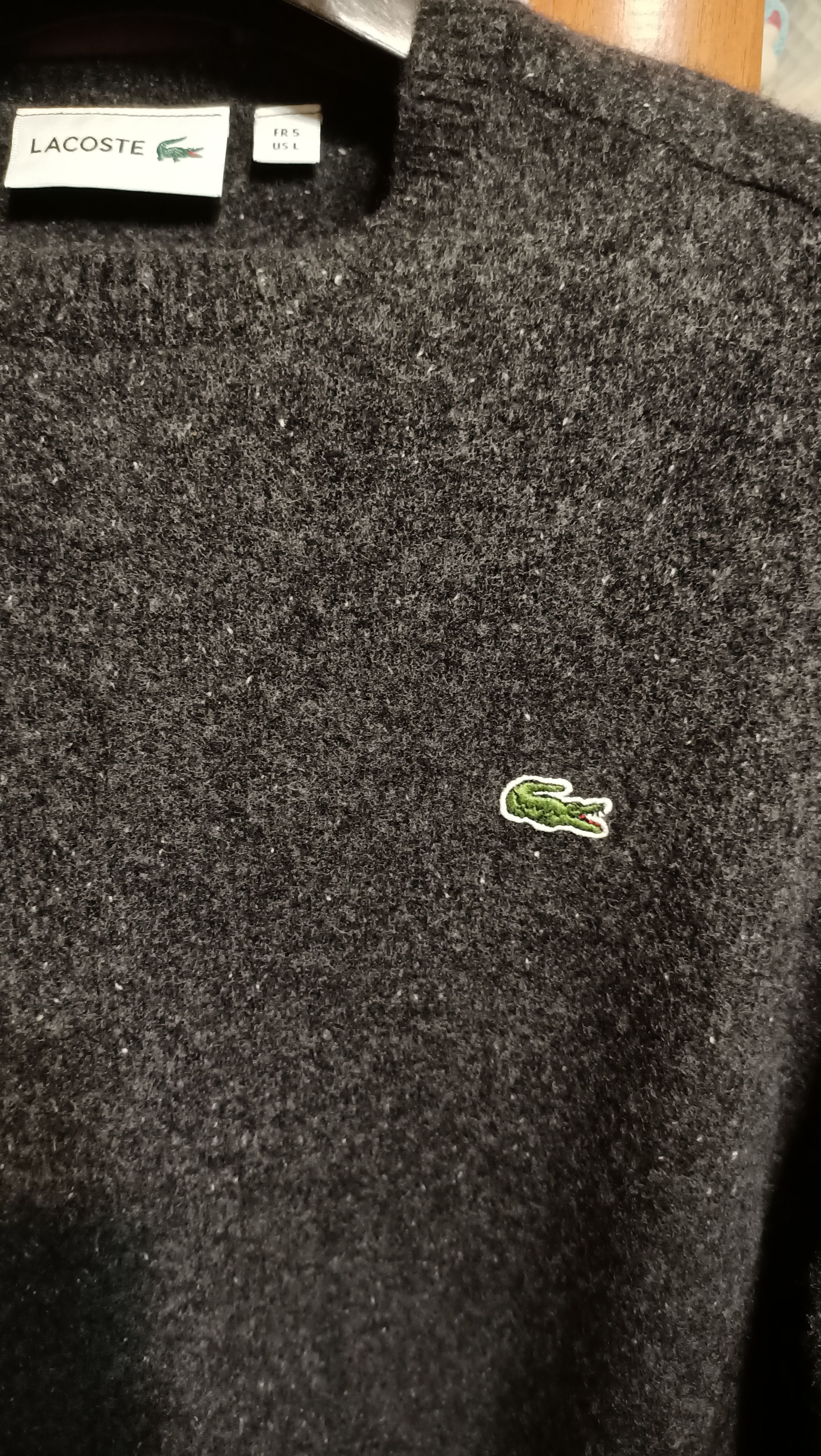 Lacoste Lacoste lana wool sweater Size US M / EU 48-50 / 2 - 2 Thumbnail