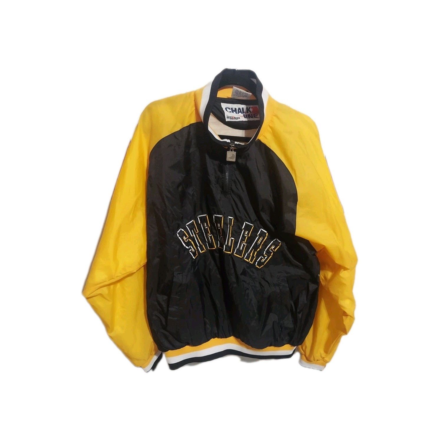 Chalk Line Vintage CHALK LINE Pittsburgh Steelers NFL Pullover Jacket Size US L / EU 52-54 / 3 - 1 Thumbnail