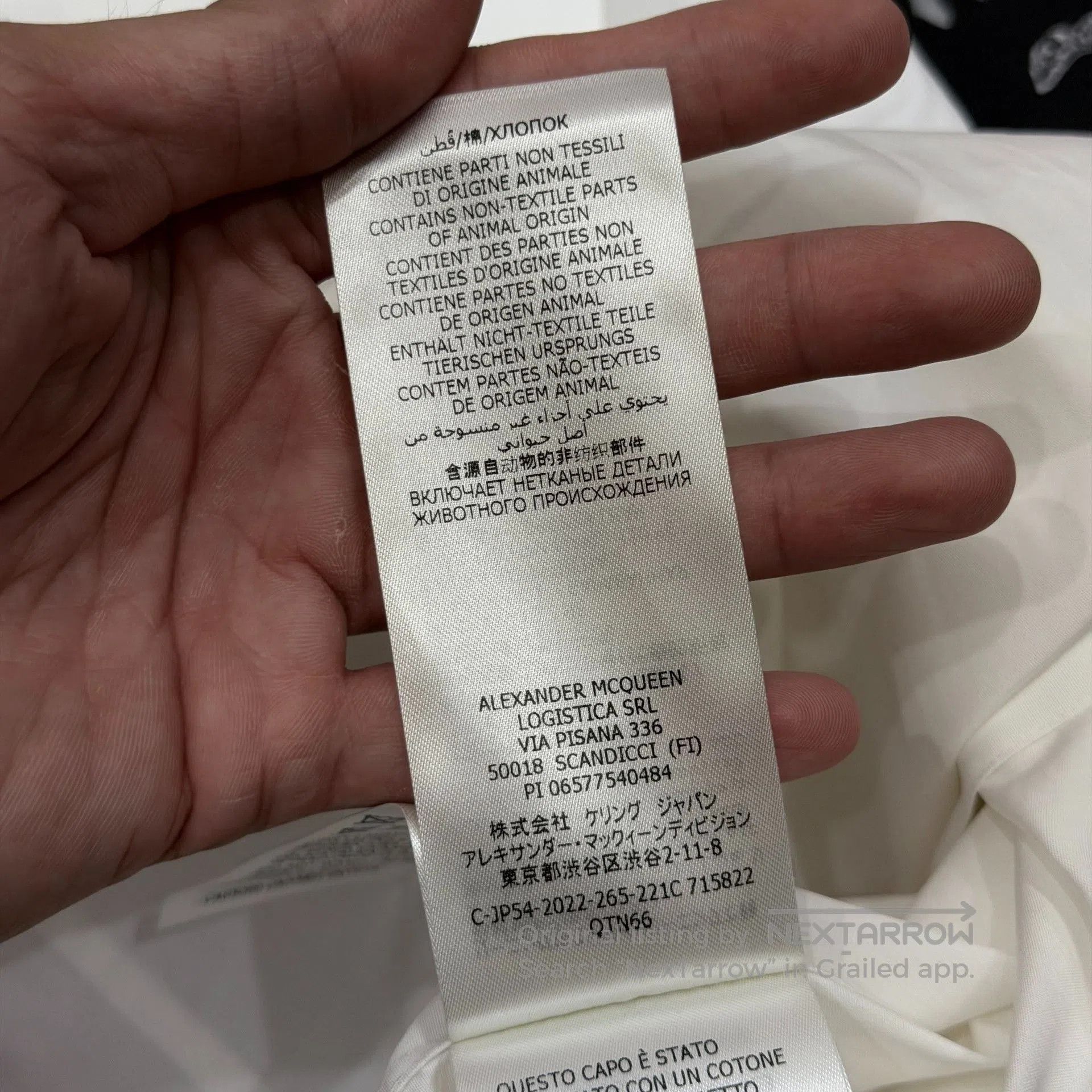 Alexander McQueen Alexander McQueen SS24 One. Size US M / EU 48-50 / 2 - 8 Thumbnail