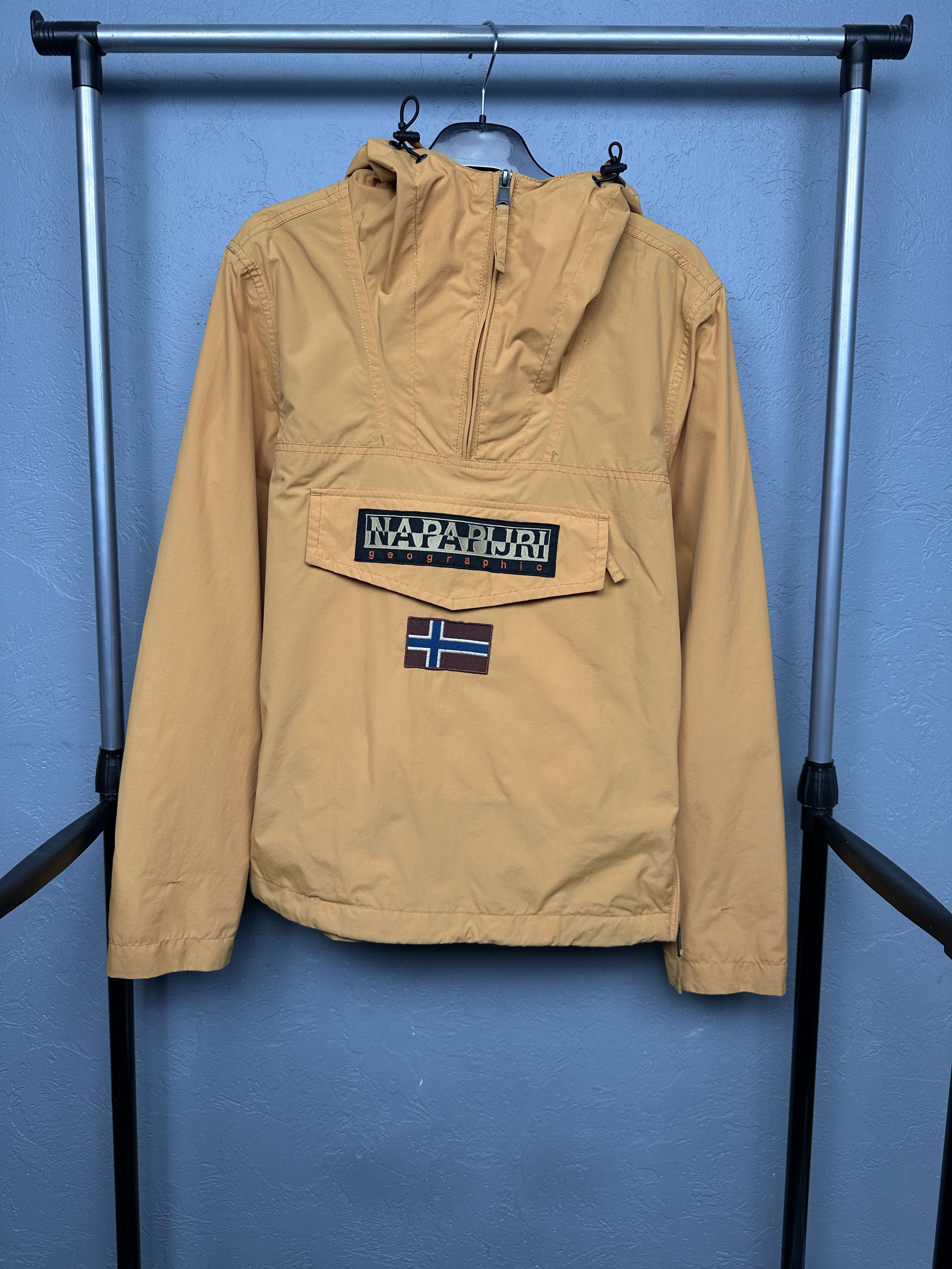 Napapijri Napapijri Rainforest Summer Mens Nylon Anorak Jacket Size US M / EU 48-50 / 2 - 1 Thumbnail