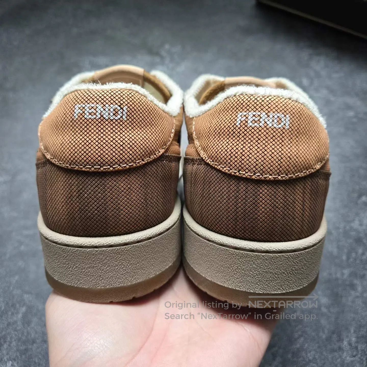 Fendi FENDI Brown Patchwork Sneakers| Size US 11.5 / IT 41.5 - 3 Thumbnail