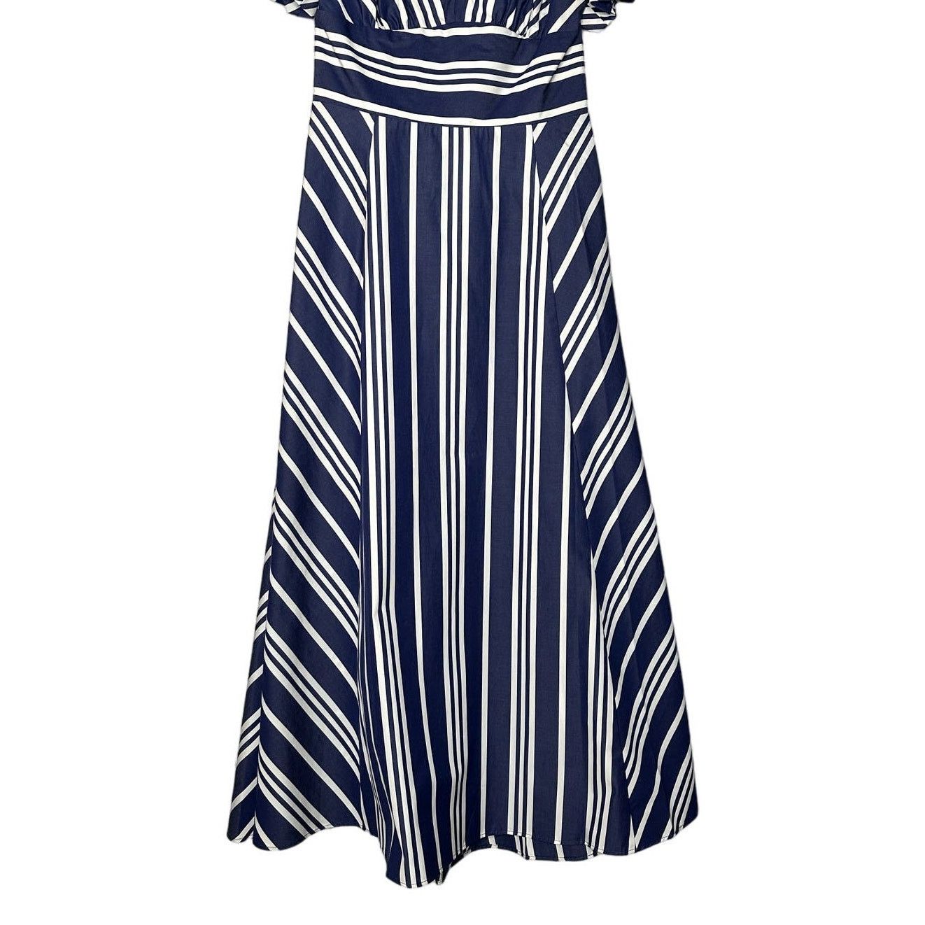 Kate Spade Kate Spade Café Stripe Midi Dress size 8 Size M / US 6-8 / IT 42-44 - 4 Thumbnail