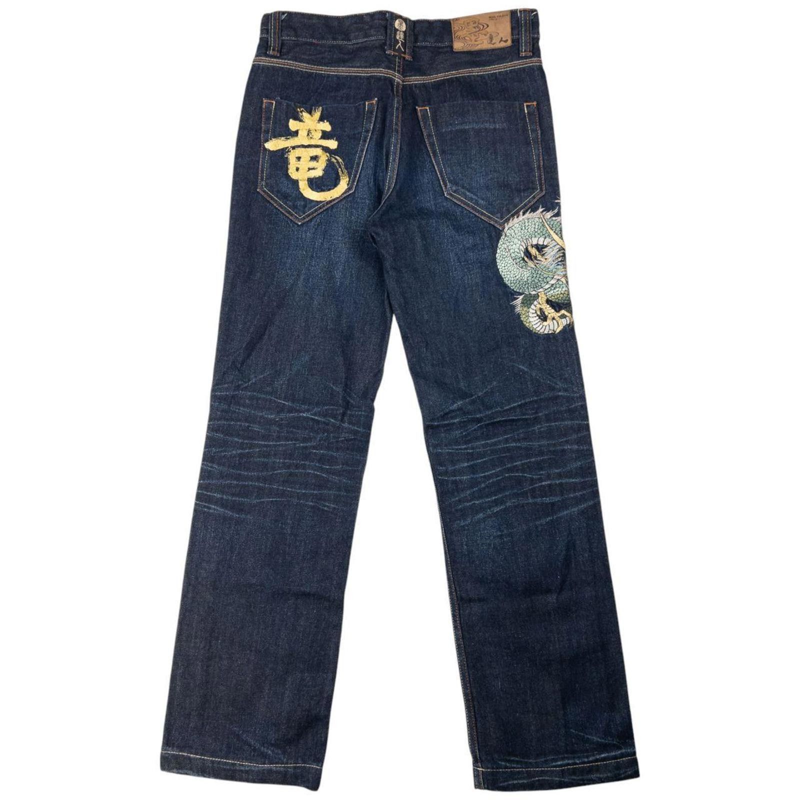 Other Vintage Big Train Dragon Japanese Denim Jeans Size W30 Size US 30 / EU 46 - 3 Thumbnail