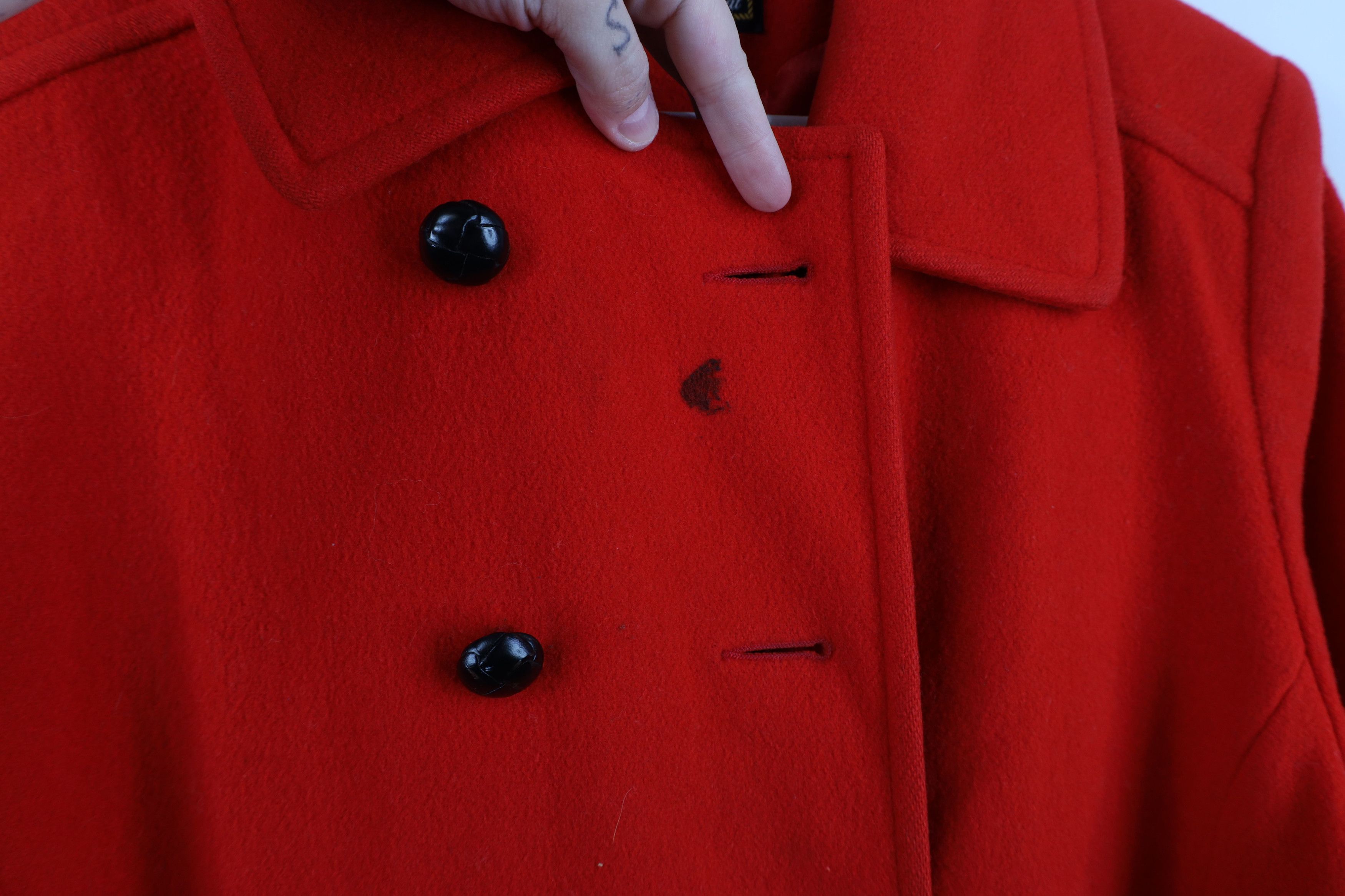 Vintage Vintage 90s Streetwear Wool Military Peacoat Jacket USA Size L / US 10 / IT 46 - 4 Thumbnail