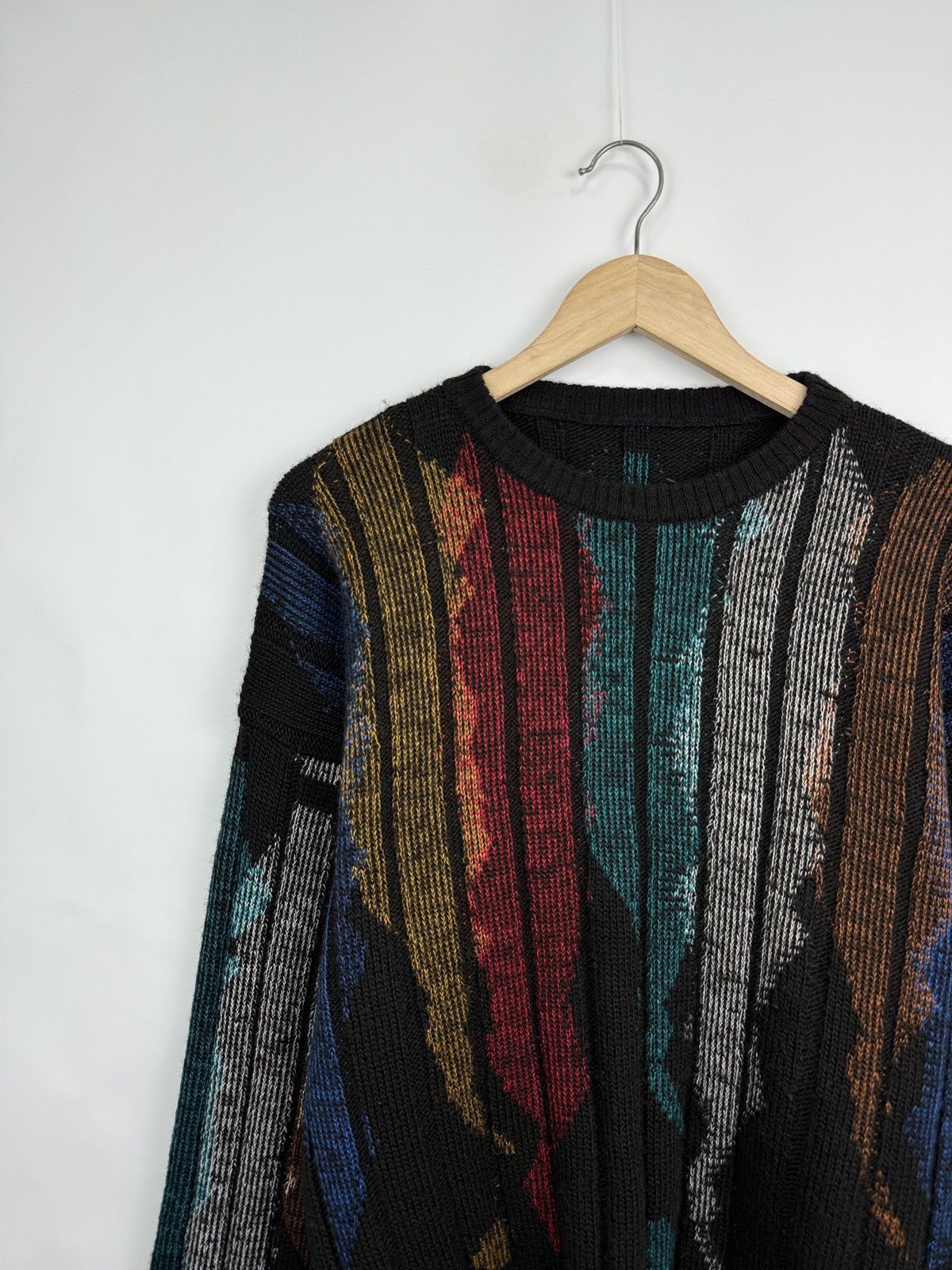 Coogi 🇮🇹Vintage 90s Rare Wool Sweater Coogi Style Y2K Made In Italy Size US L / EU 52-54 / 3 - 3 Thumbnail