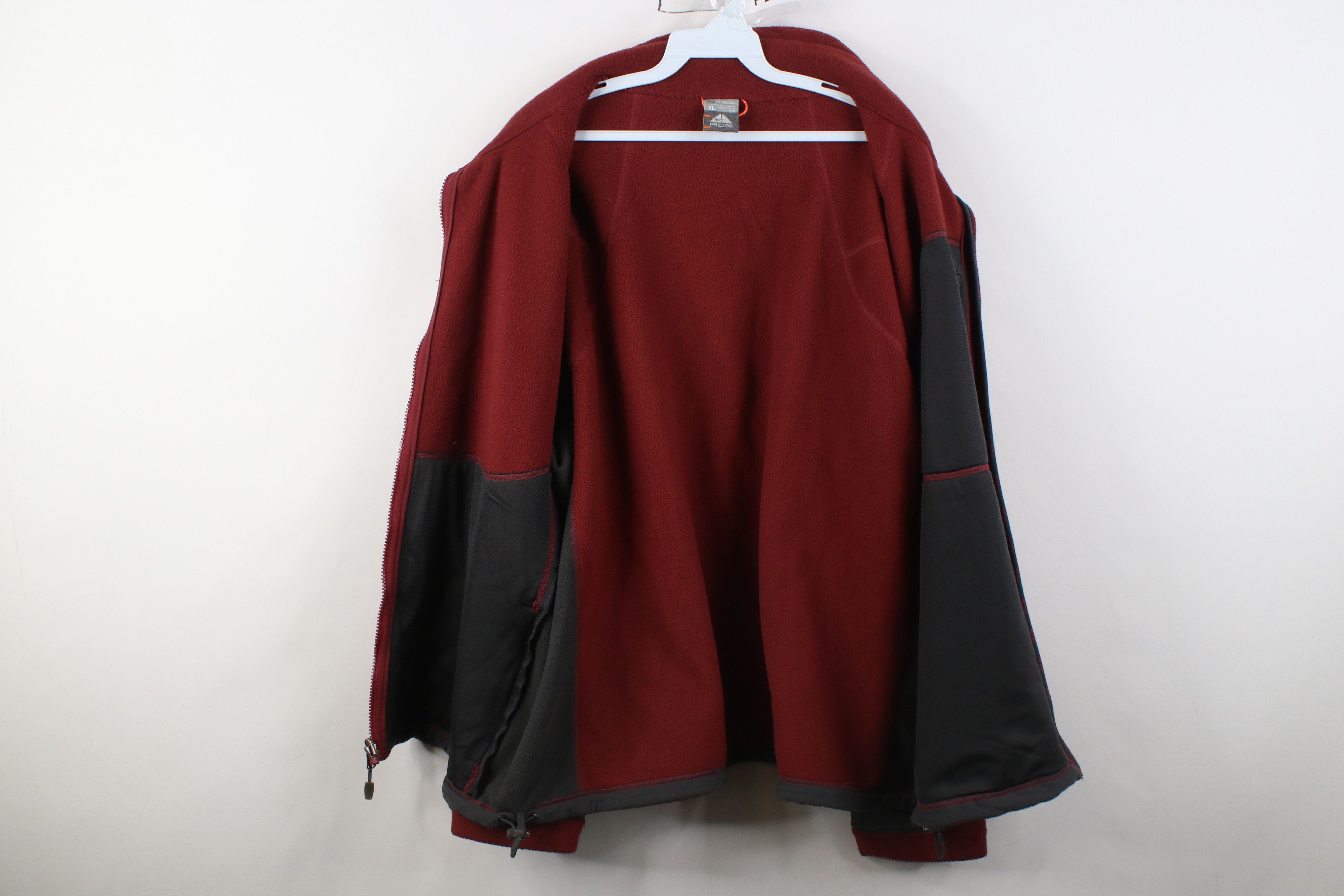 Nike Vintage Y2K Nike ACG Mini Swoosh Fleece Full Zip Jacket Red Size US L / EU 52-54 / 3 - 11 Thumbnail