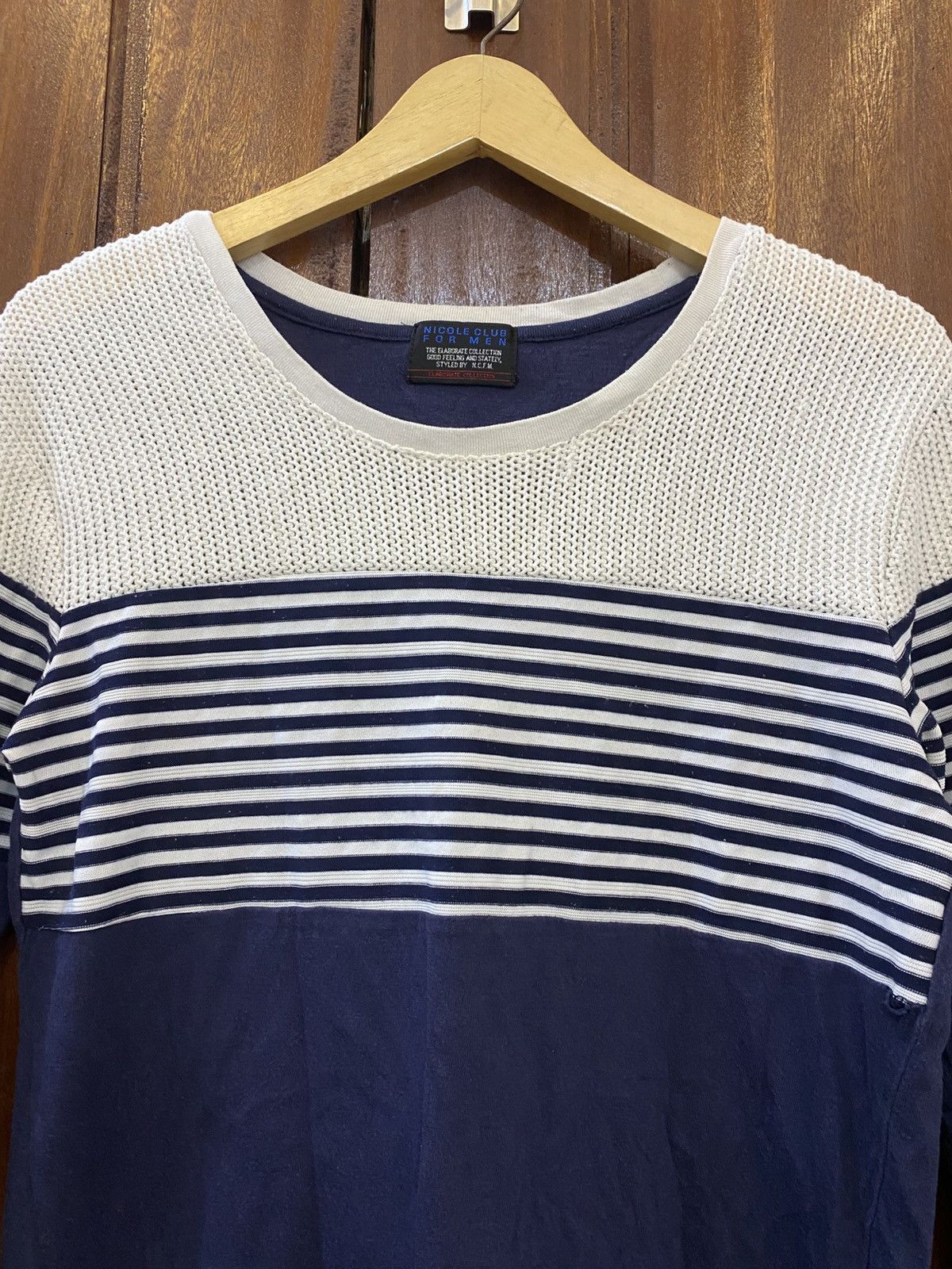 Nicole Club Japanese Ncfm Striped Hybrid Kmrii Fuga Yasuyukiishii Size US M / EU 48-50 / 2 - 2 Thumbnail