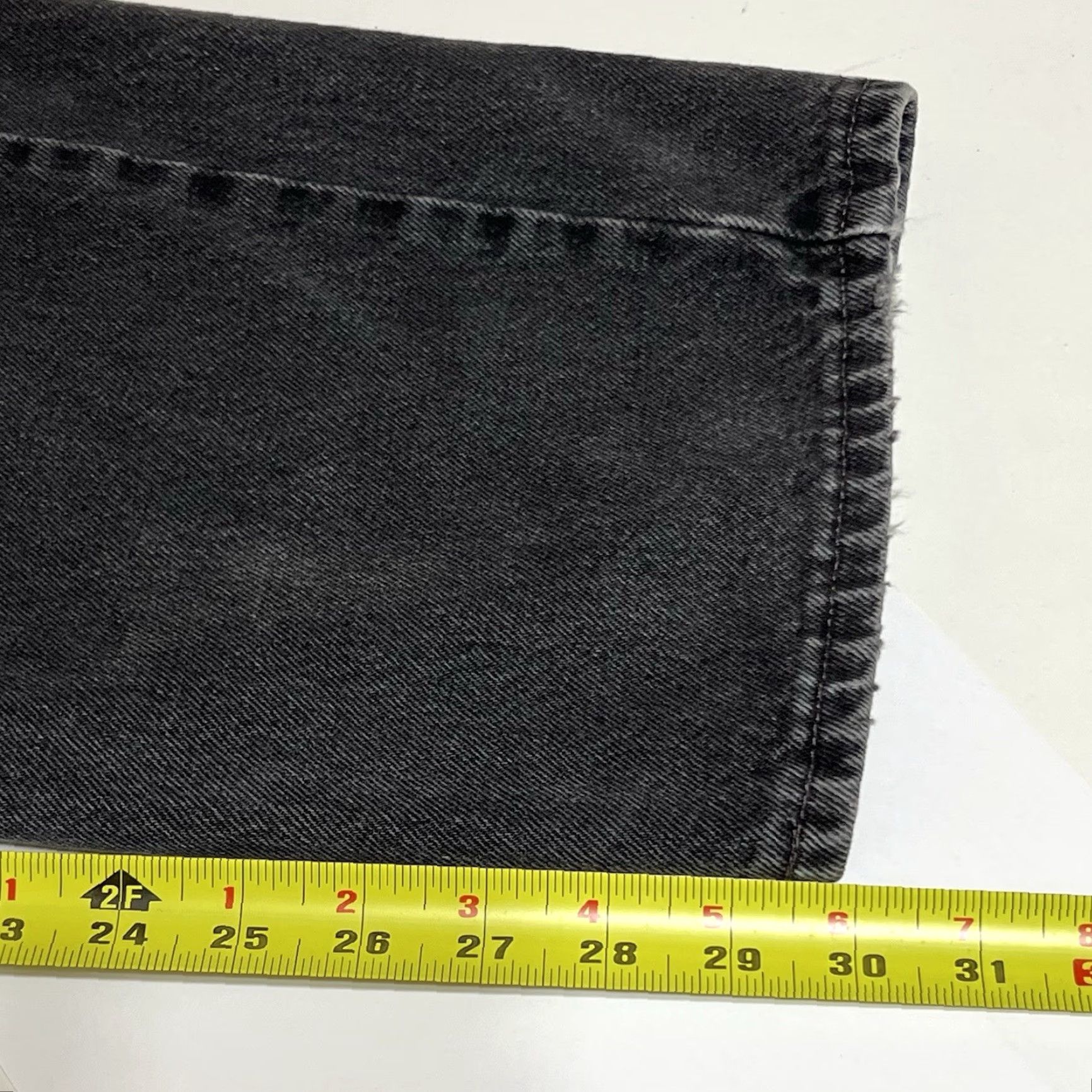 Levi's Levi's 505 Jeans Mens Regular Straight 36x30 Black Distressed Y2K USA 5-Pocket Denim 30 In Inseam Zip Button Closure Store Listing Size US 36 / EU 52 - 6 Thumbnail