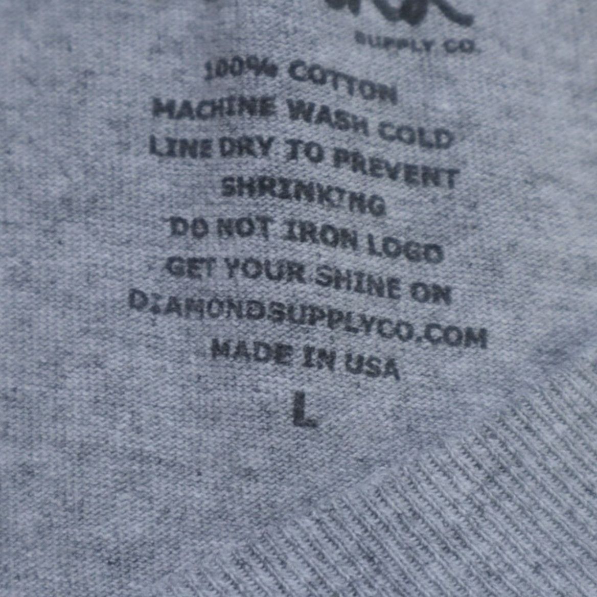 Diamond Supply Co. Diamond Supply Shirt Men L Gray Mallard Duck Solid T-Shirt Size US L / EU 52-54 / 3 - 6 Thumbnail