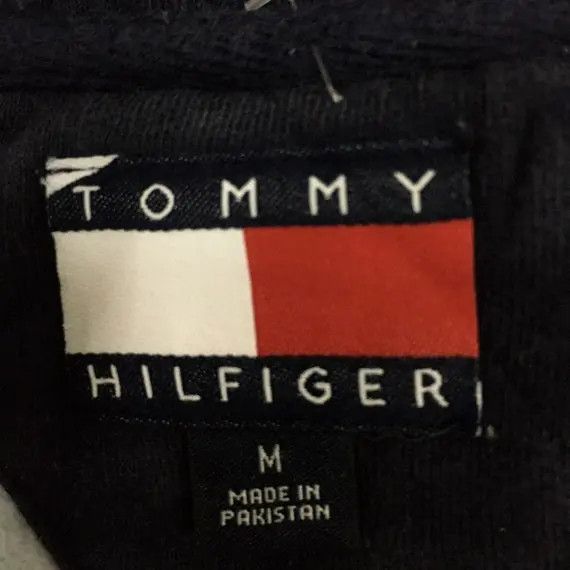 Tommy Hilfiger TOMMY HILFIGER Hoodie Full Zip Sweater Spell Out Pullover Size M / US 6-8 / IT 42-44 - 8 Thumbnail