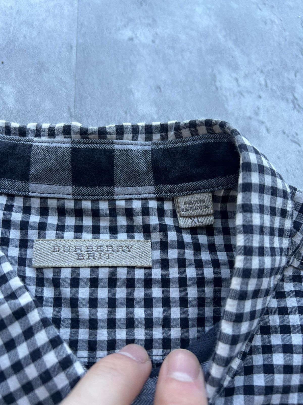 Burberry Burberry Checkered Button Up Shirt Long Sleeve Size US XL / EU 56 / 4 - 4 Thumbnail