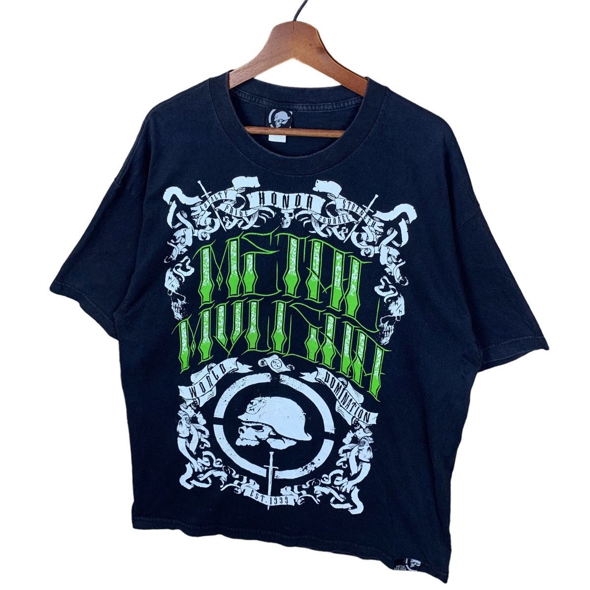 Metal Mulisha Vintage 90’s Metal Mulisha Men’s Motorcross Tee Big Logo Size US XL / EU 56 / 4 - 3 Thumbnail