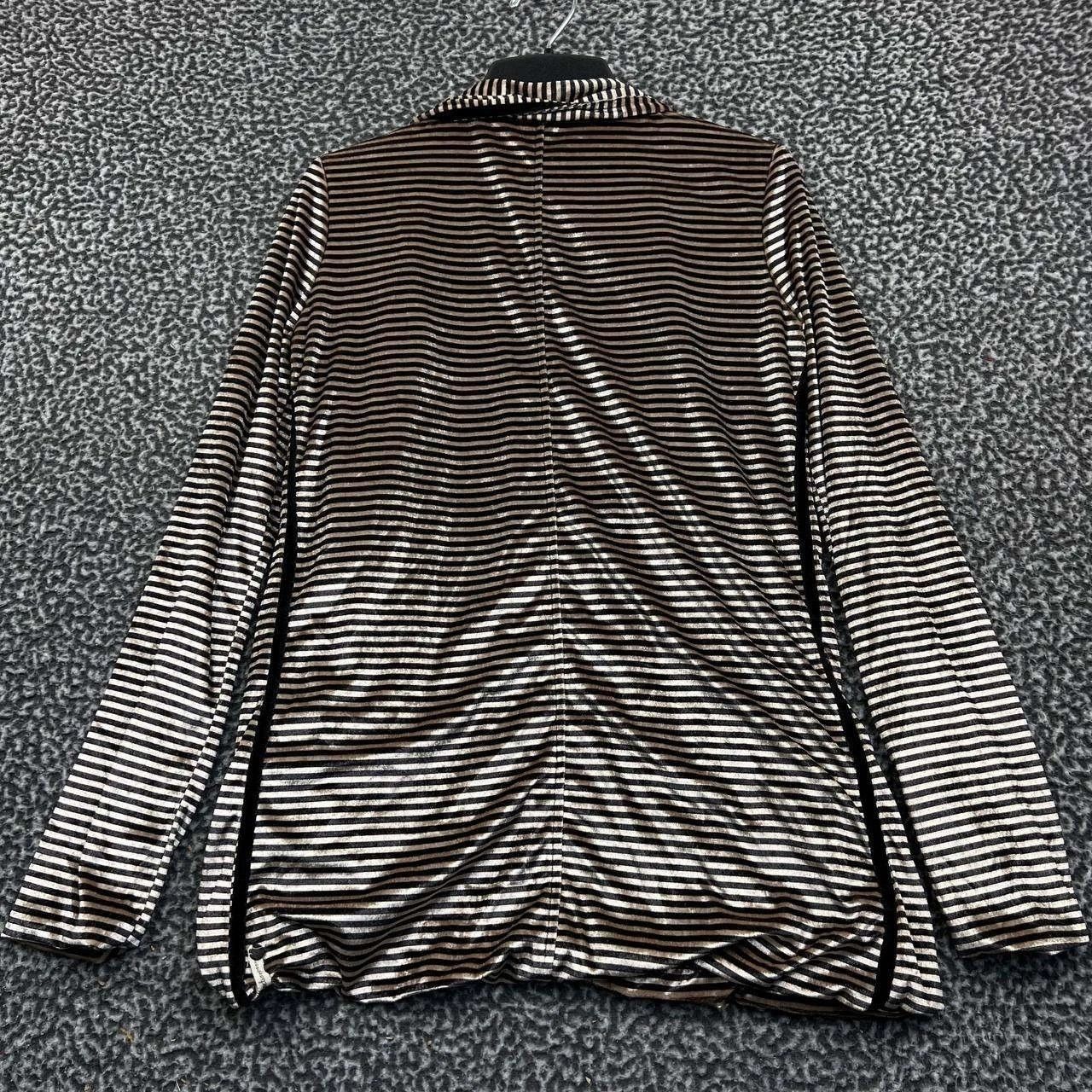 One Teaspoon One Teaspoon Coat Women XS Black Striped Velvet Pocket Size XS / US 0-2 / IT 36-38 - 2 Thumbnail