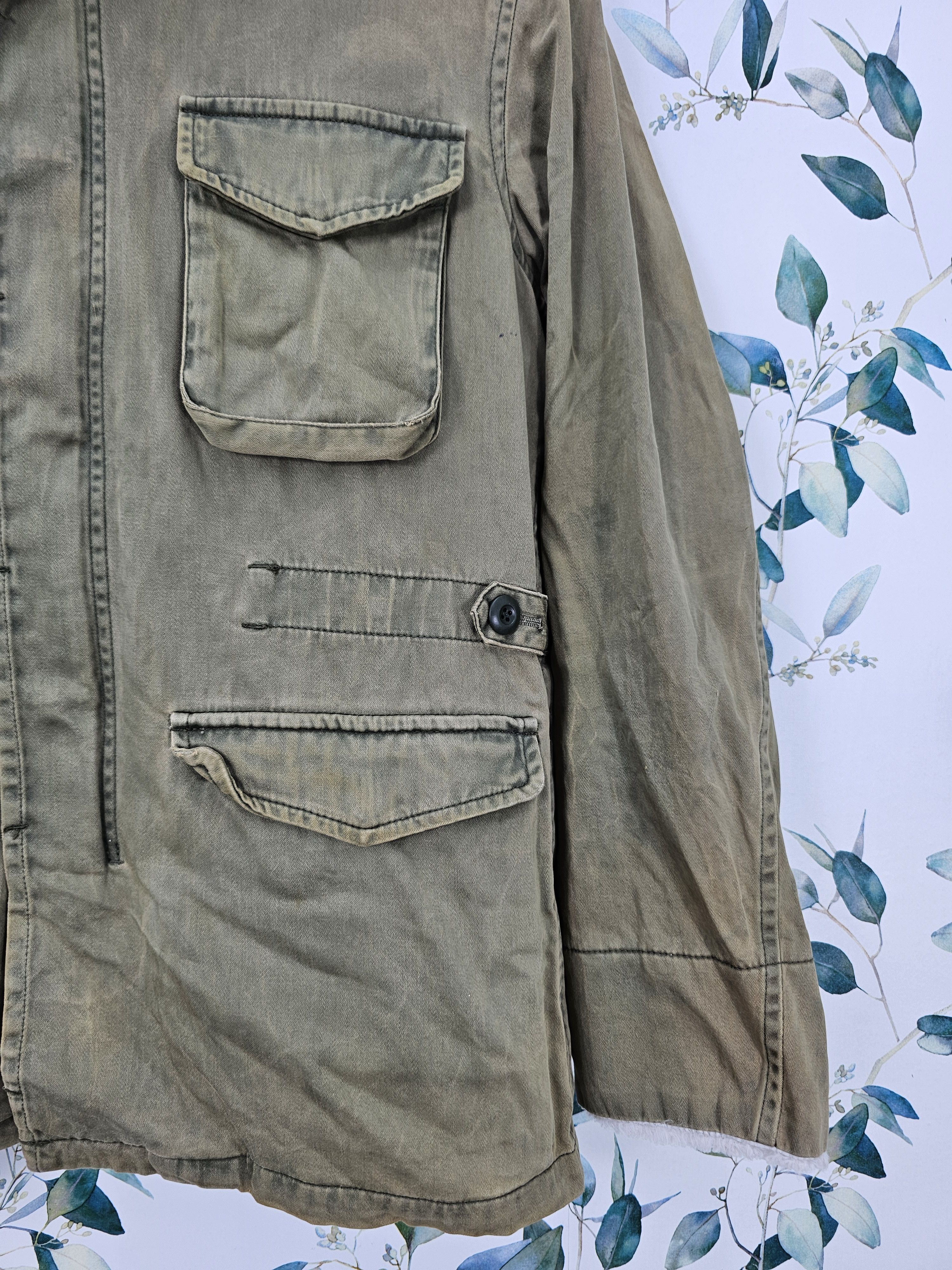 PPFM PPFM Punk Bondage Military Faded Parka Jacket J0131 Size US L / EU 52-54 / 3 - 3 Thumbnail