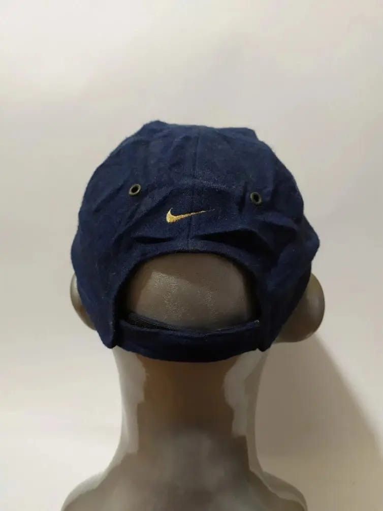 Nike × Vintage Vintage NIKE Embroidery big Logo Wool & Leather hats Size ONE SIZE - 6 Thumbnail