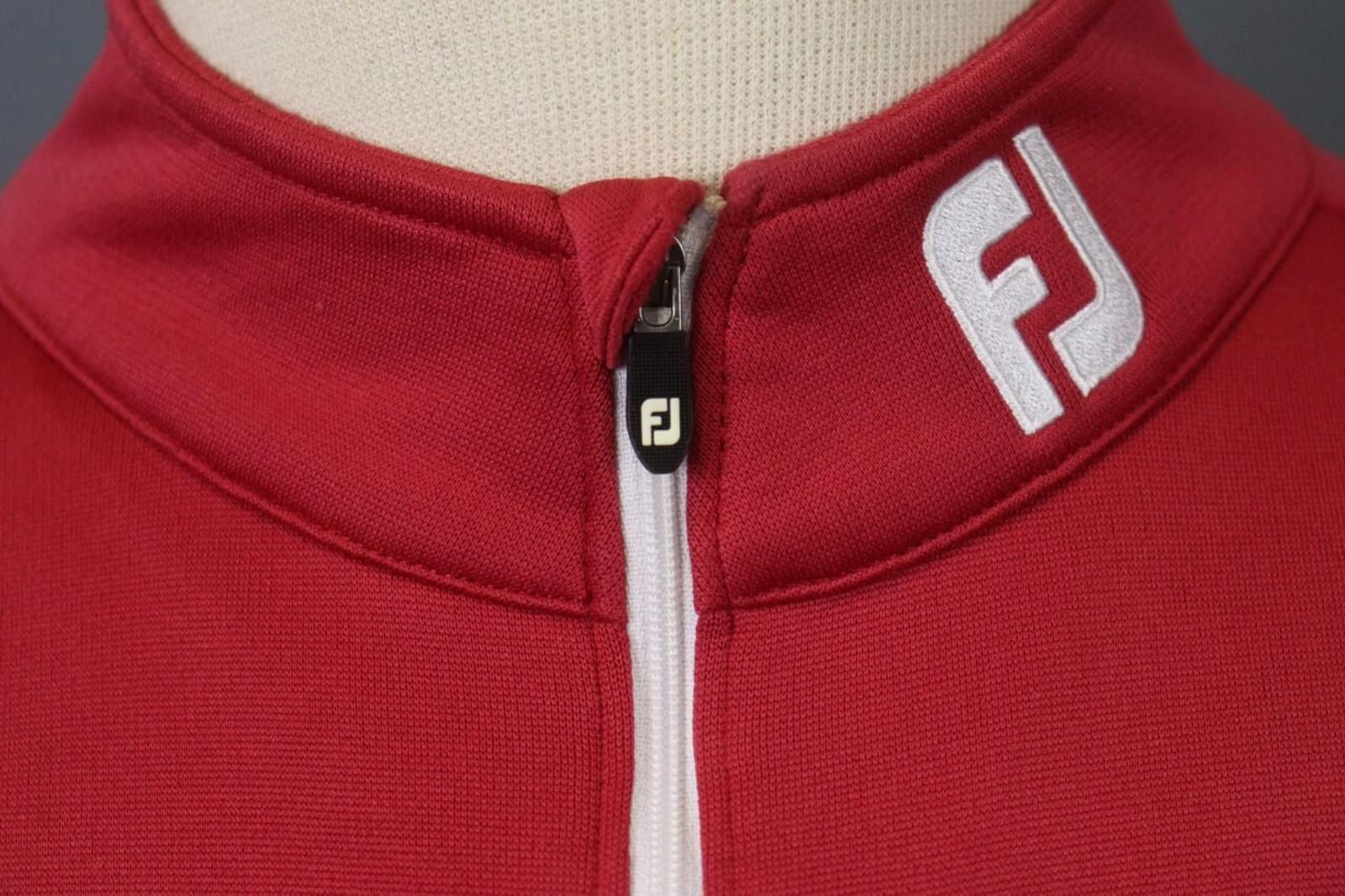Fjallraven FJ Red Mock Neck Athletic Fit Quarter Zip Sweatshirt Size XL Size US XL / EU 56 / 4 - 5 Thumbnail