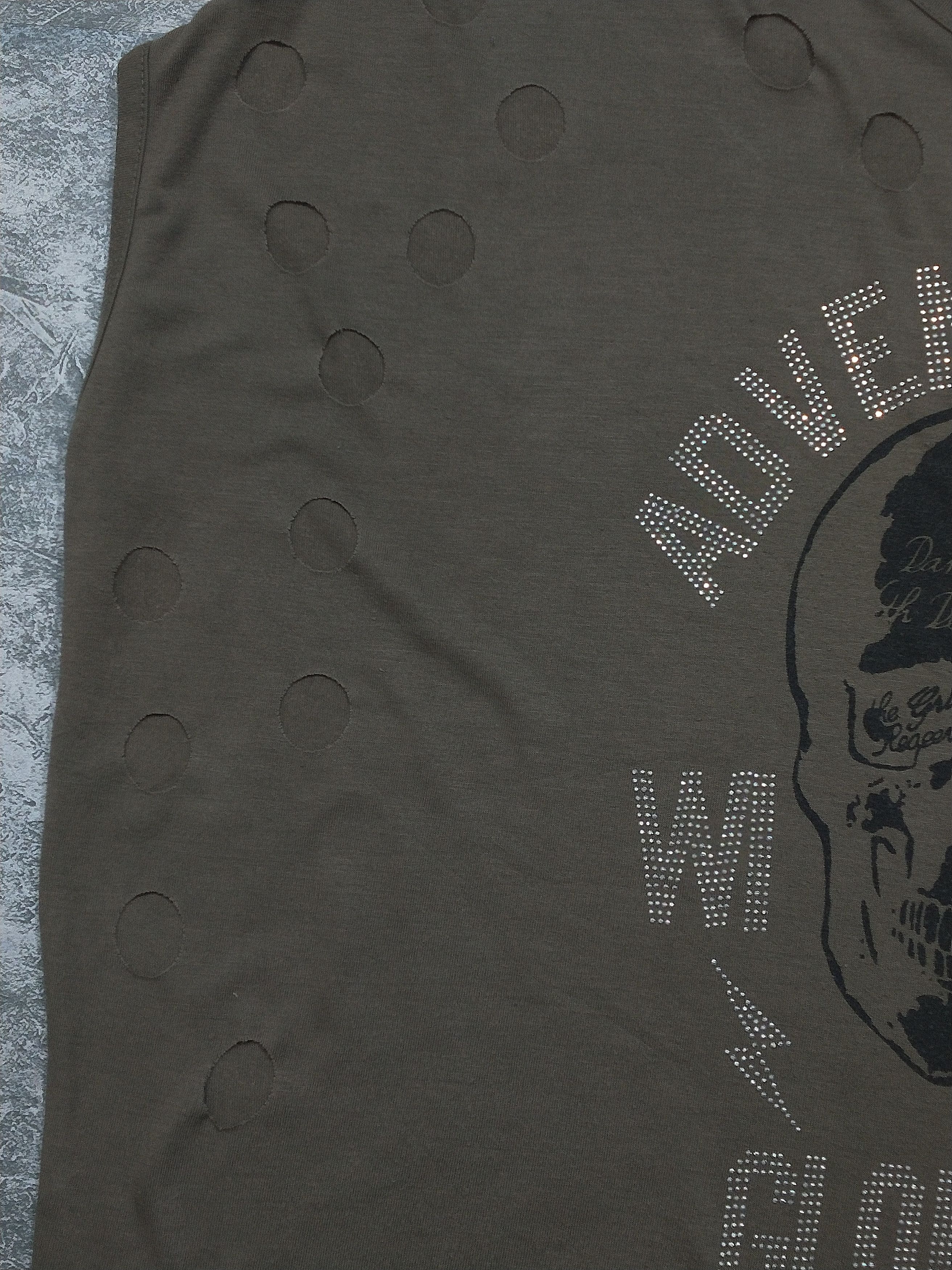 Affliction × Japanese Brand × Le Grande Bleu (L.G.B.) Tank Top Vintage Skull Size US L / EU 52-54 / 3 - 3 Thumbnail