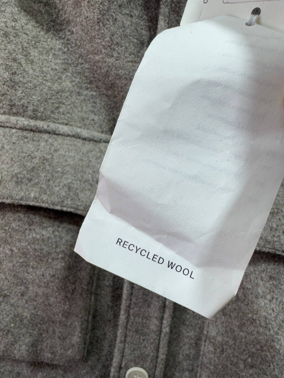 Cos COS RELAXED-FIT WOOL OVERSHIRT DARK BEIGE Size US M / EU 48-50 / 2 - 9 Thumbnail