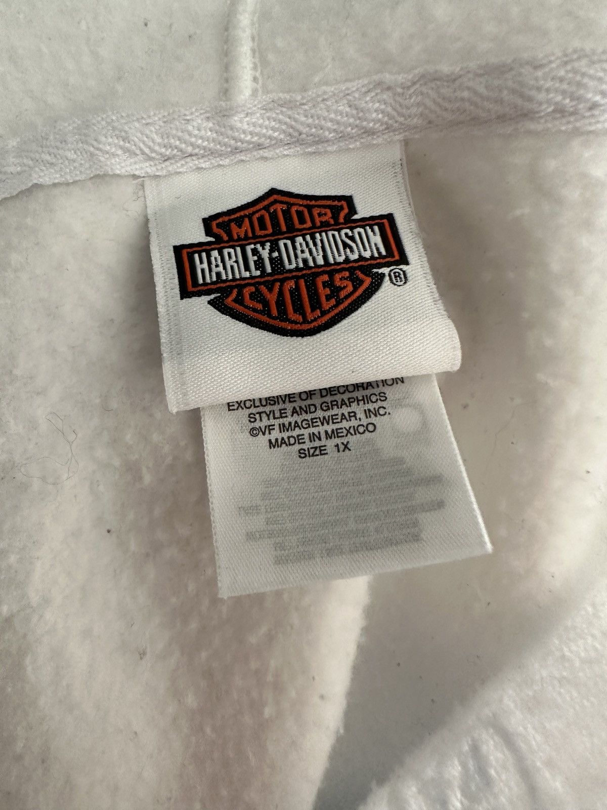 Harley Davidson Vintage Y2K Harley Davidson Zip Up Sweatshirt Size XL / US 12-14 / IT 48-50 - 6 Thumbnail