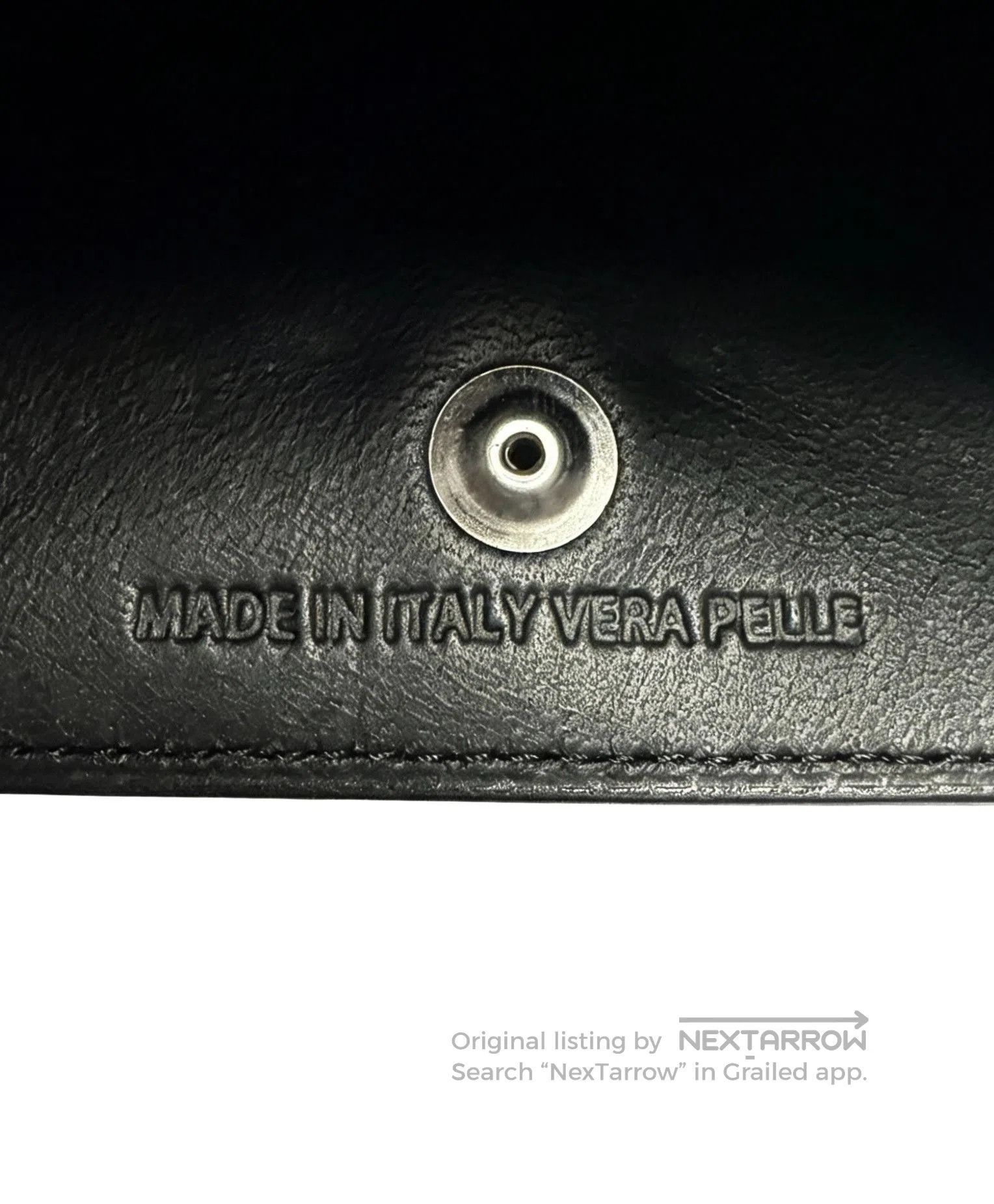 Maison Margiela Maison Martin Margiela Silver Leather Card Holder. Size ONE SIZE - 6 Thumbnail