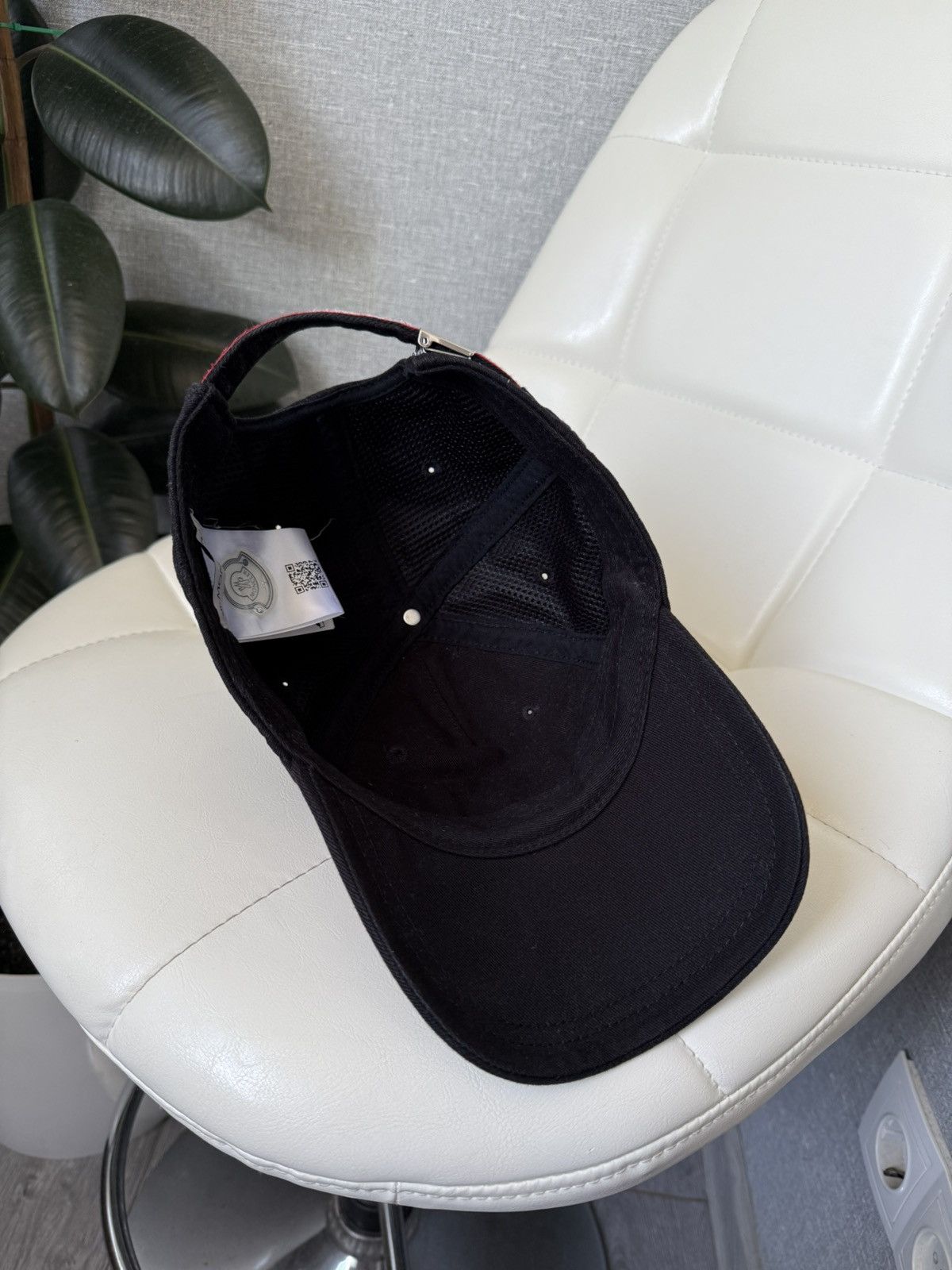 Moncler Moncler Berretto Baseball Cap Hat Tricolor Stripe Adjustable Size ONE SIZE - 9 Thumbnail