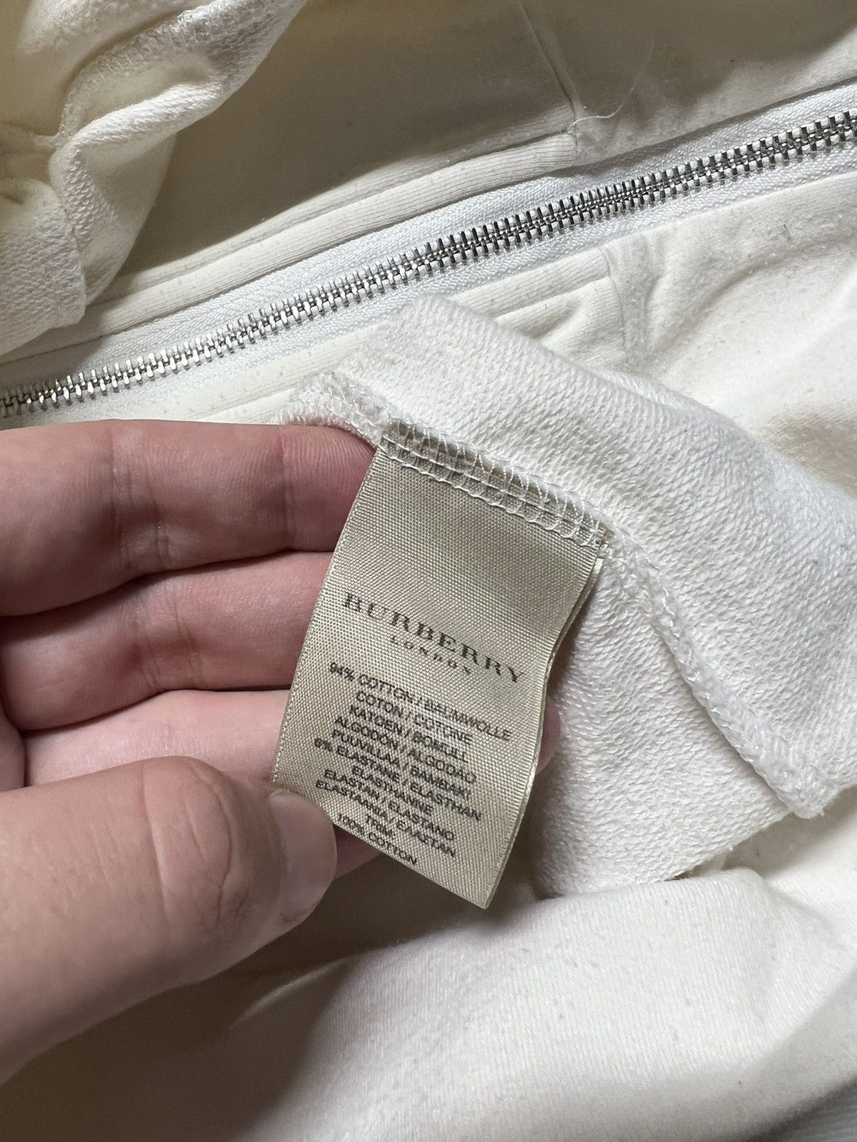 Burberry × Vintage Vintage Y2k Burberry London 🤍 Nova Check Zip Sweatshirt 00’s Size M / US 6-8 / IT 42-44 - 23 Thumbnail