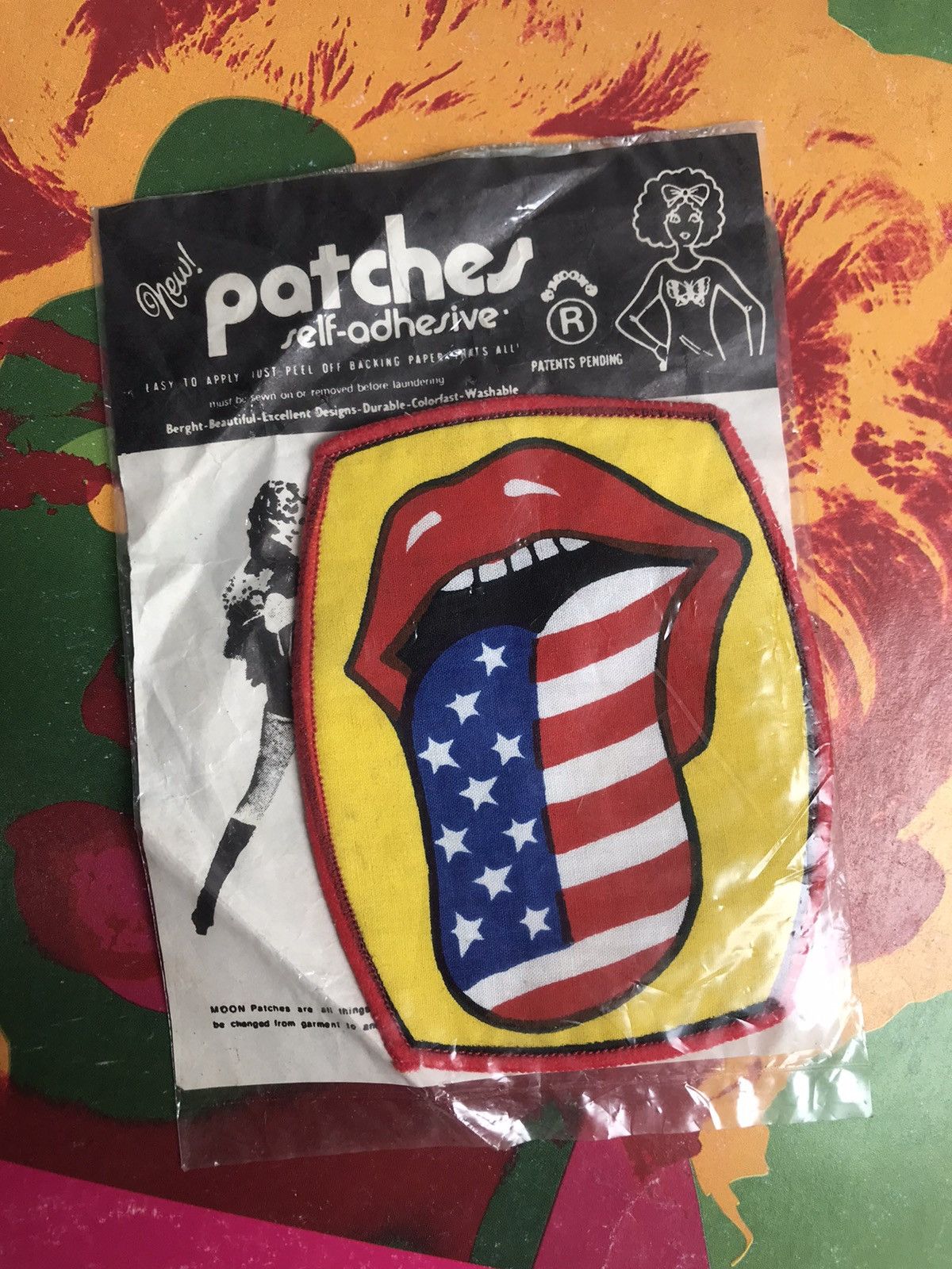 Band Tees × Hysteric Glamour × Le Grande Bleu (L.G.B.) Vintage The Rolling Stone Patches Its Only Rock N’ Roll Patc Size ONE SIZE - 6 Thumbnail