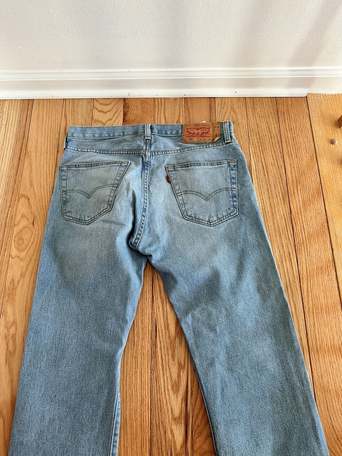 Levi's Levi's 501 Light Blue Denim Size US 32 / EU 48 - 3 Thumbnail