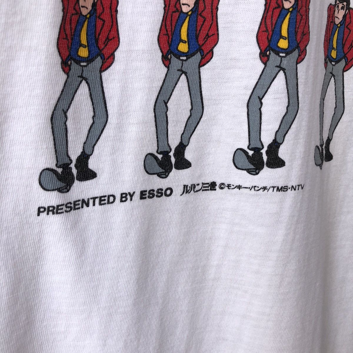 Anime Vintage 90s Lupin III Presented By Esso Tshirt Size US L / EU 52-54 / 3 - 3 Thumbnail