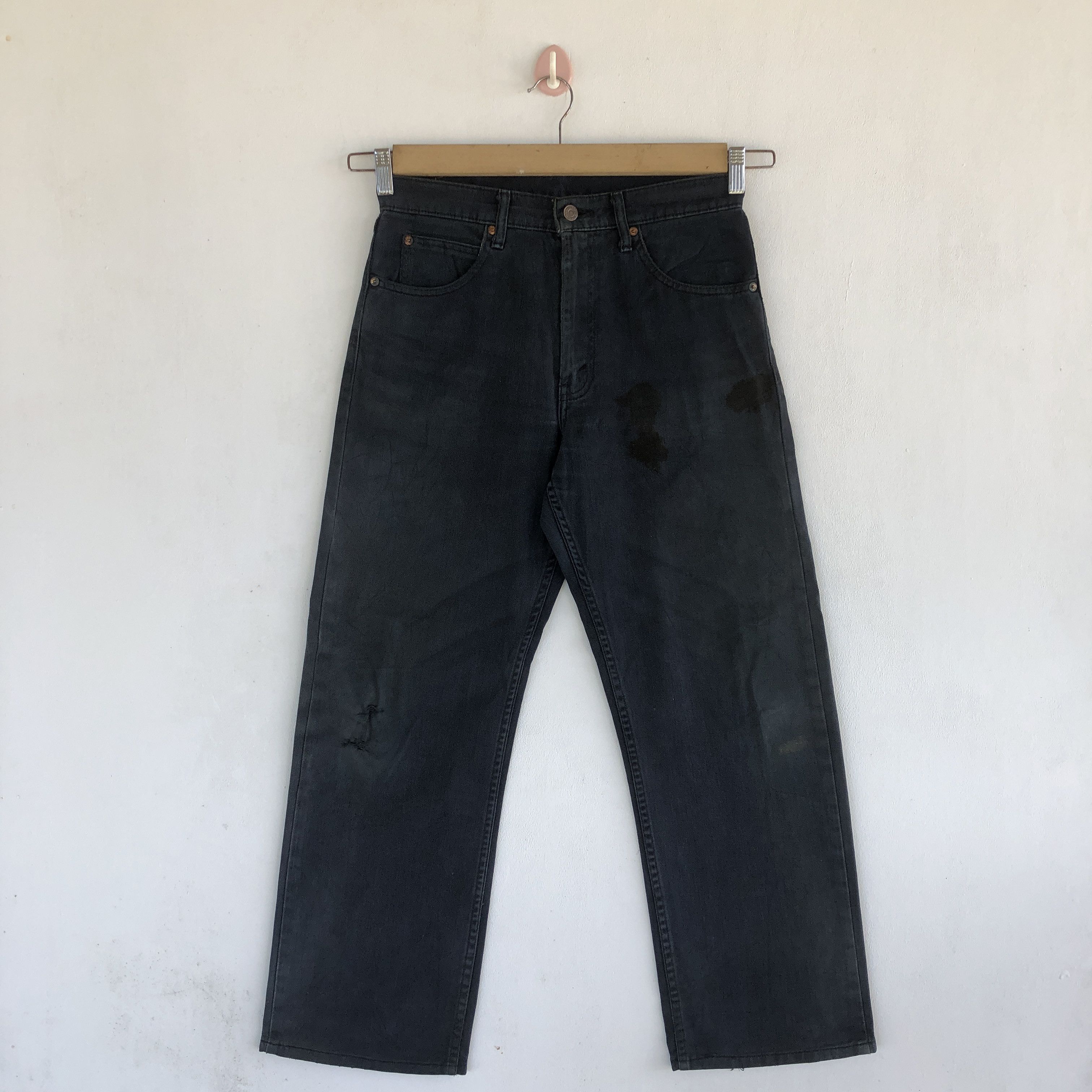 Levi's Vintage Levis 512 Jeans Super Black Levis 512 Denim Pants Size 28" / US 6 / IT 42 - 1 Thumbnail