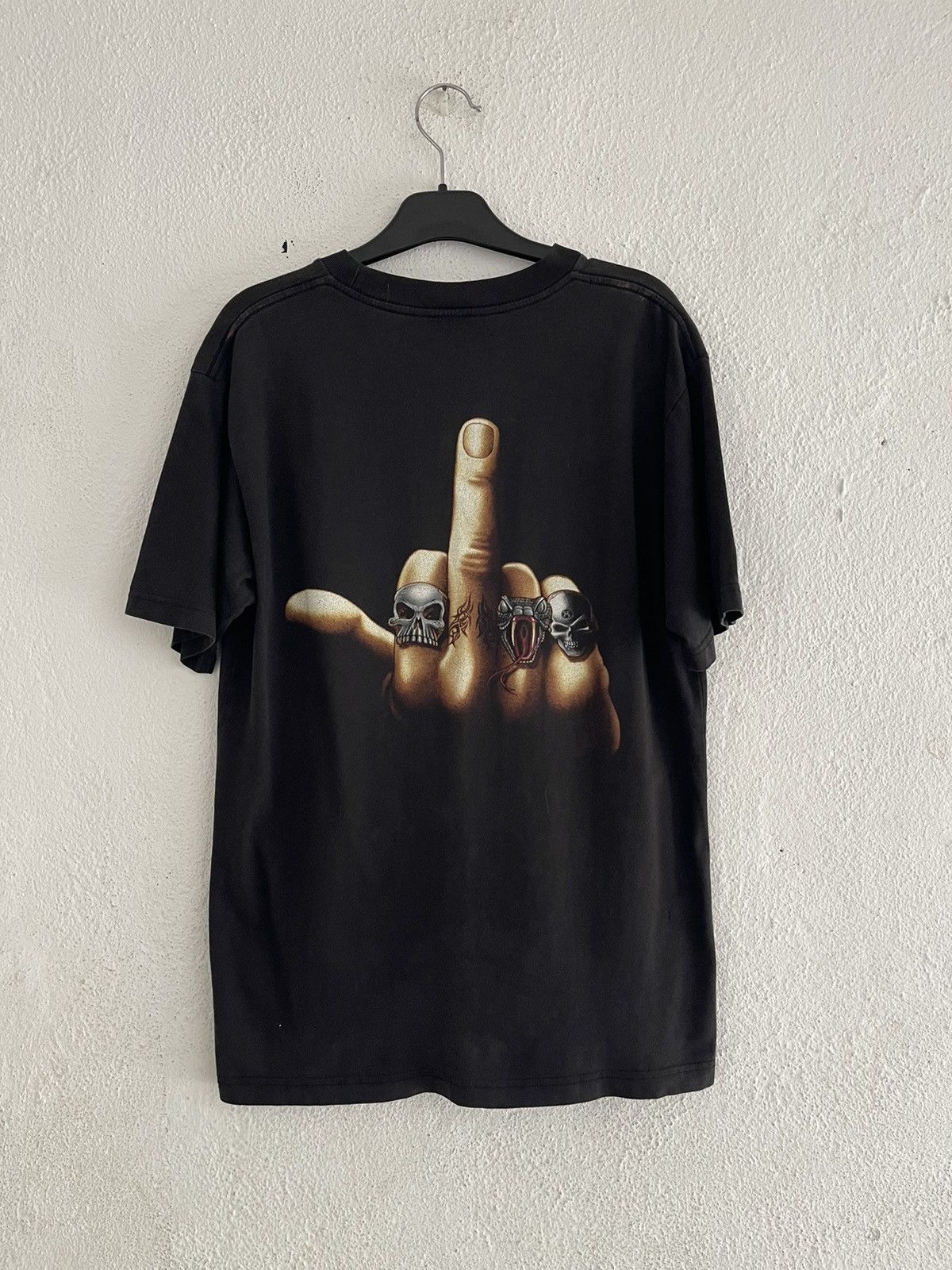 Band Tees Vintage Machine Head Heavy Metal Middle Finger Size US M / EU 48-50 / 2 - 2 Thumbnail