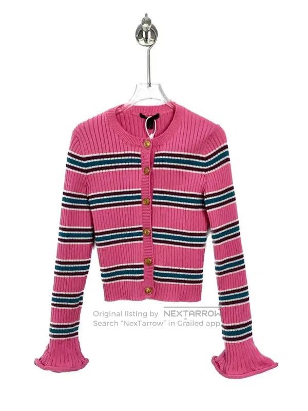 Louis Vuitton Pink Cotton Women's Cardigan .