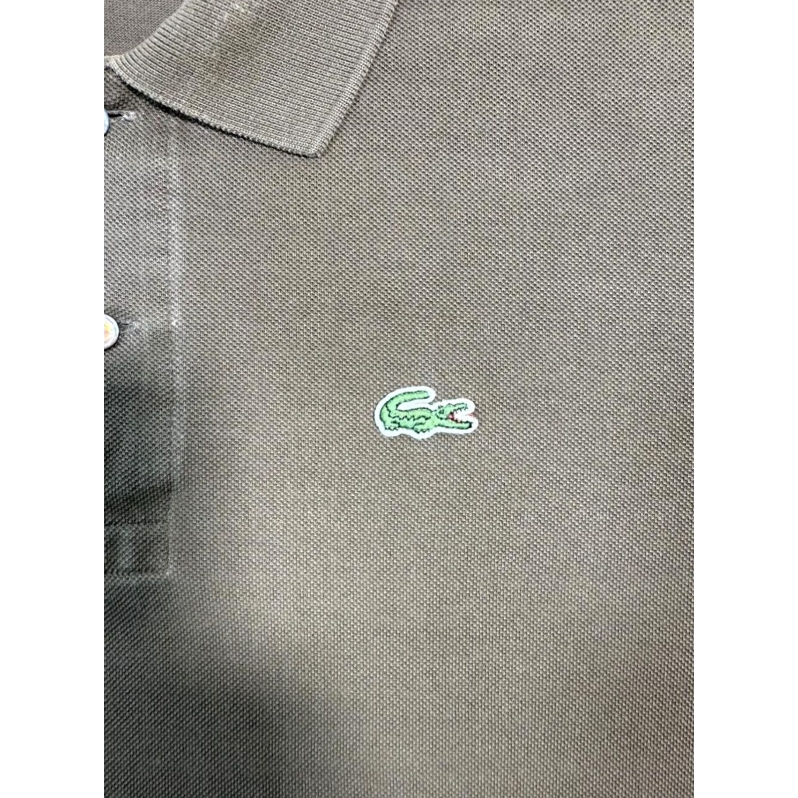 Lacoste Lacoste Polo Shirt Brown - Mens Regular SIZE M, Cotton, Short Sleeve, Collared, Solid, Breathable, Vintage: No - Men’s T-Shirt Size US M / EU 48-50 / 2 - 5 Thumbnail