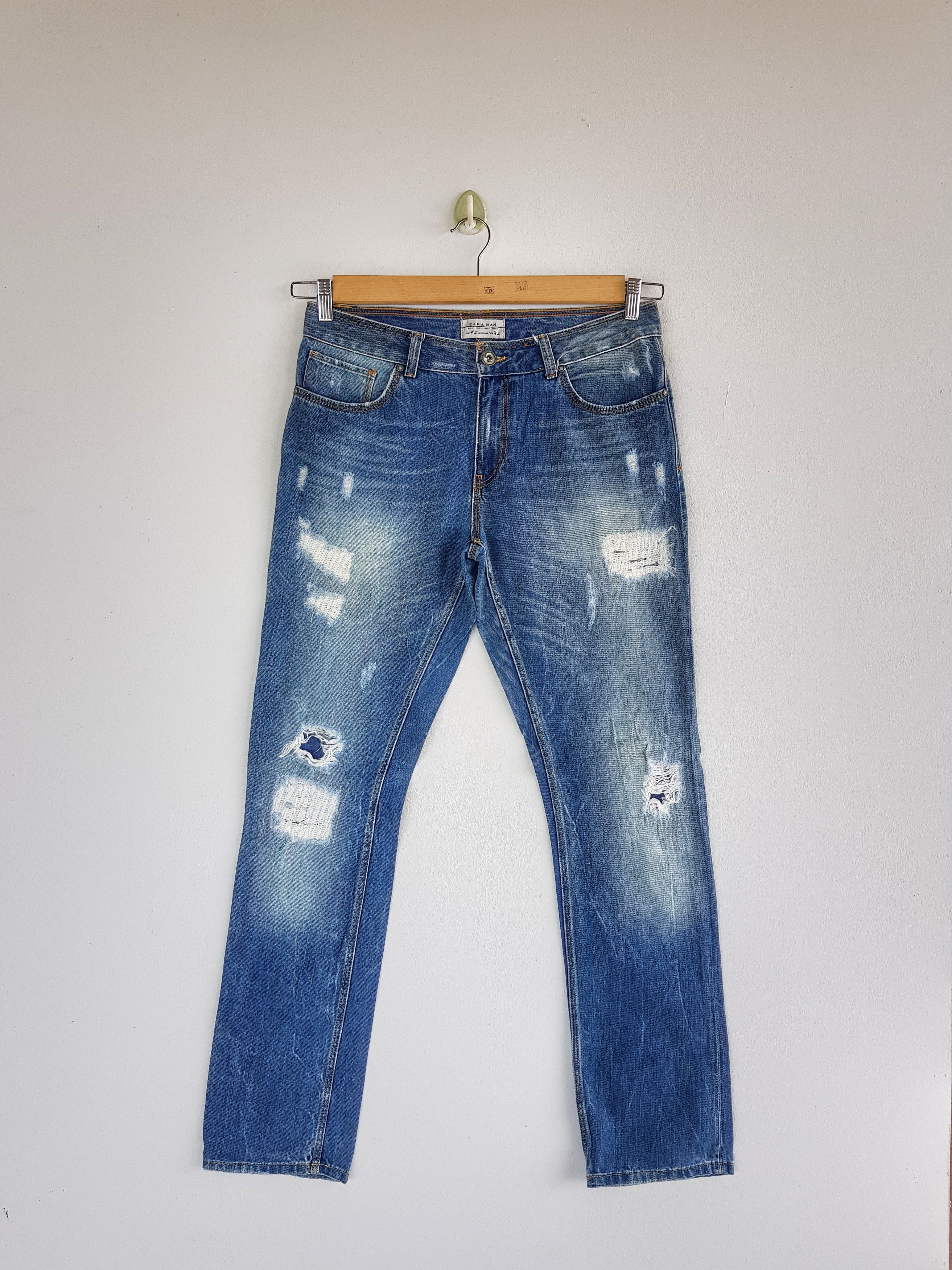 Japanese Brand Vintage Distressed Japanese Jeans Japanese Denim Pants Size US 30 / EU 46 - 1 Thumbnail