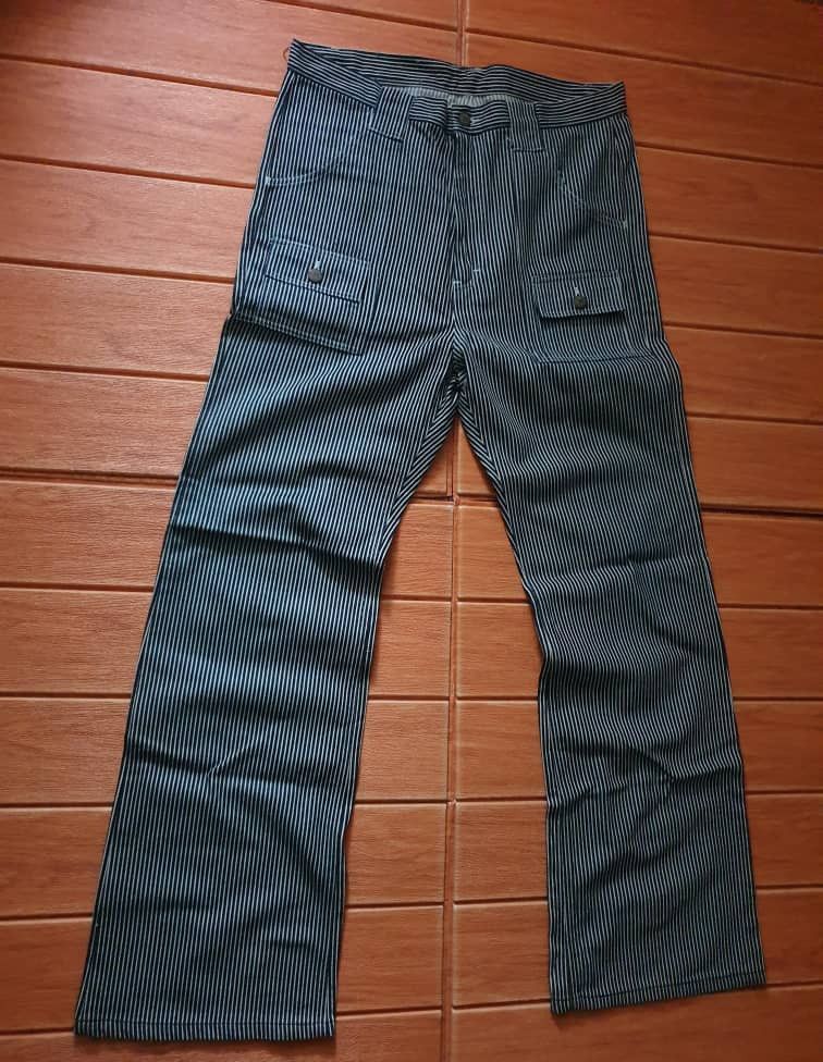 Smith's American 💥Hickory stripe Smith Japanese style Bush pant Size US 33 - 6 Thumbnail