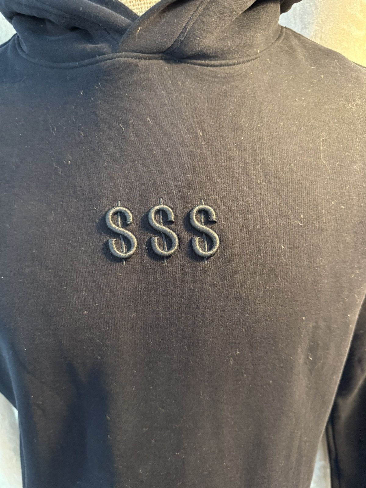 Other Black “$$$” Zip-Side Hoodie – Size Small Size US S / EU 44-46 / 1 - 3 Thumbnail