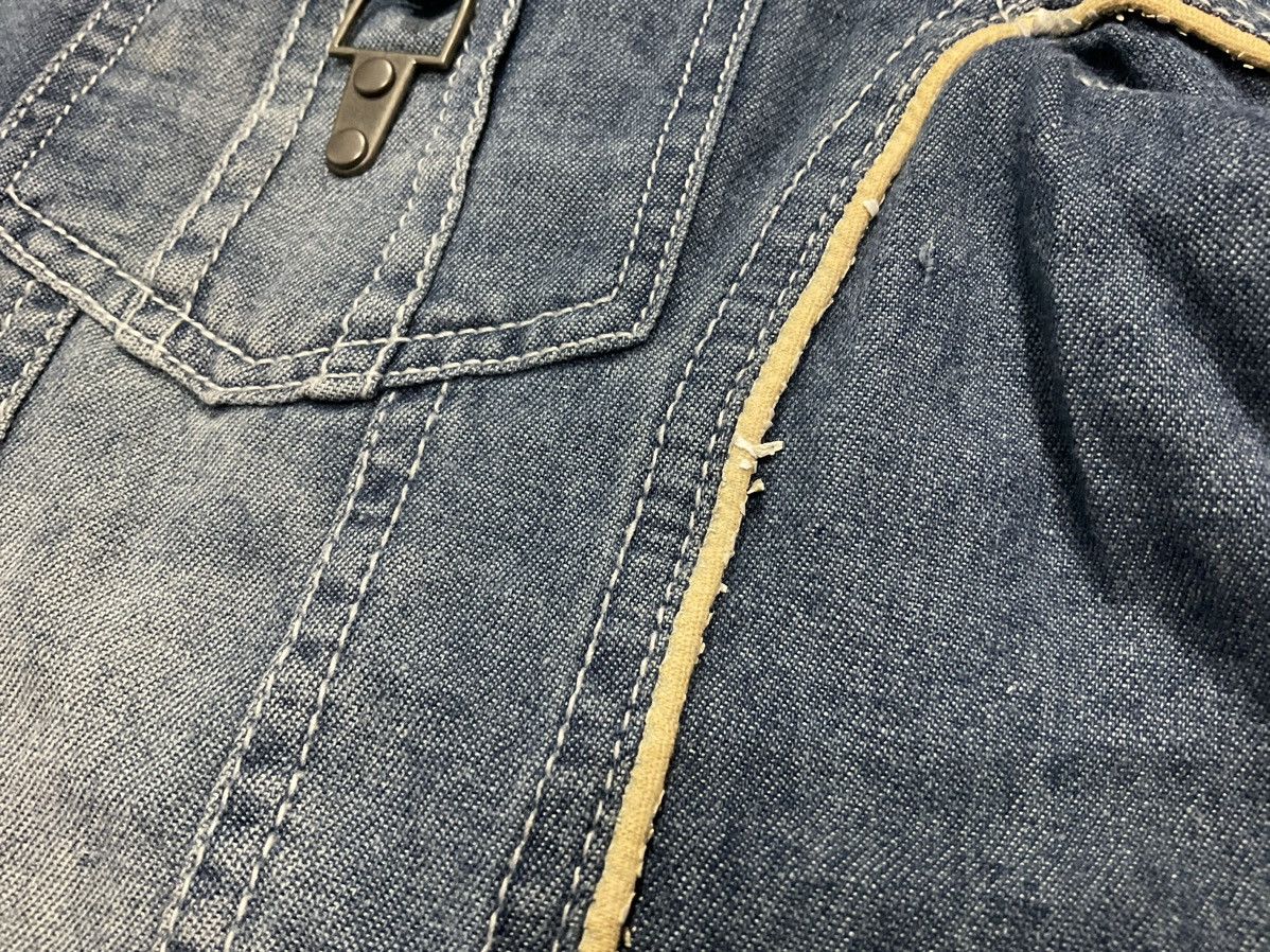Hysteric Glamour × If Six Was Nine × Japanese Brand 🔥 Sick Y2K In The Attic Doible Layer Denim Hooded Shirt Lgb Size US L / EU 52-54 / 3 - 11 Thumbnail