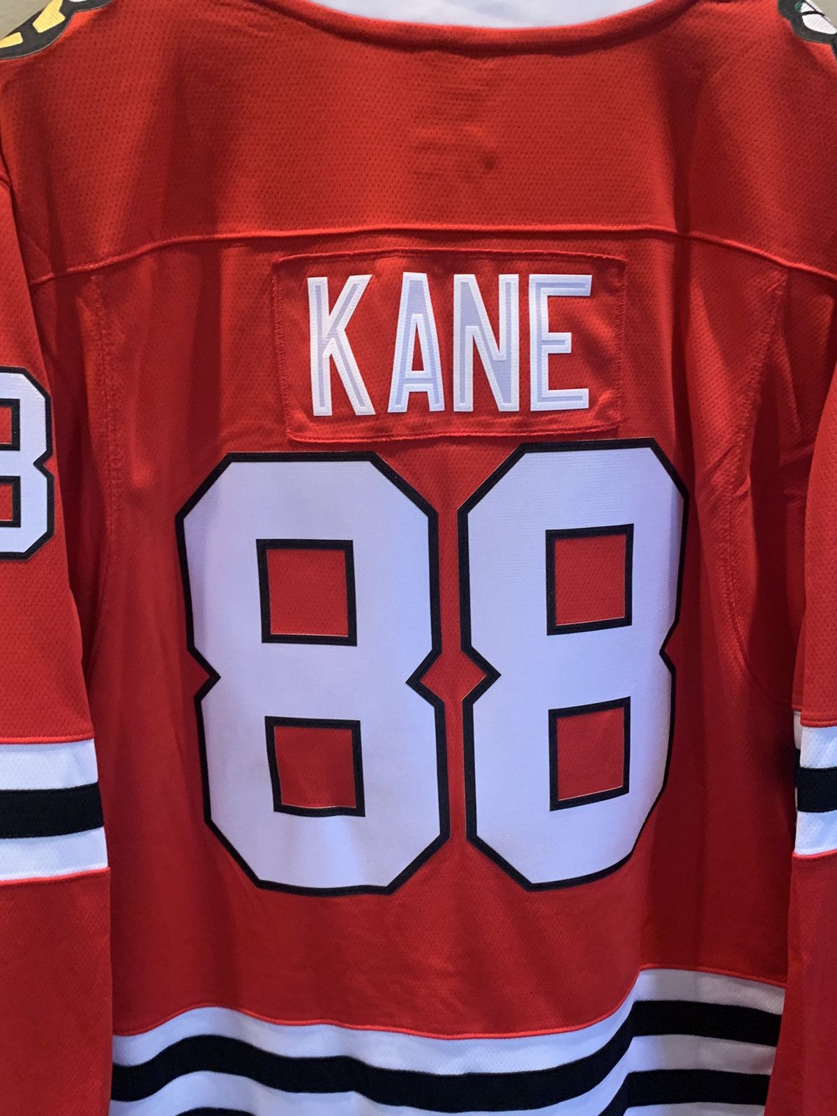 NHL *RARE* New Chicago Blackhawks Patrick Kane NHL Hockey Jersey Size US XL / EU 56 / 4 - 6 Thumbnail