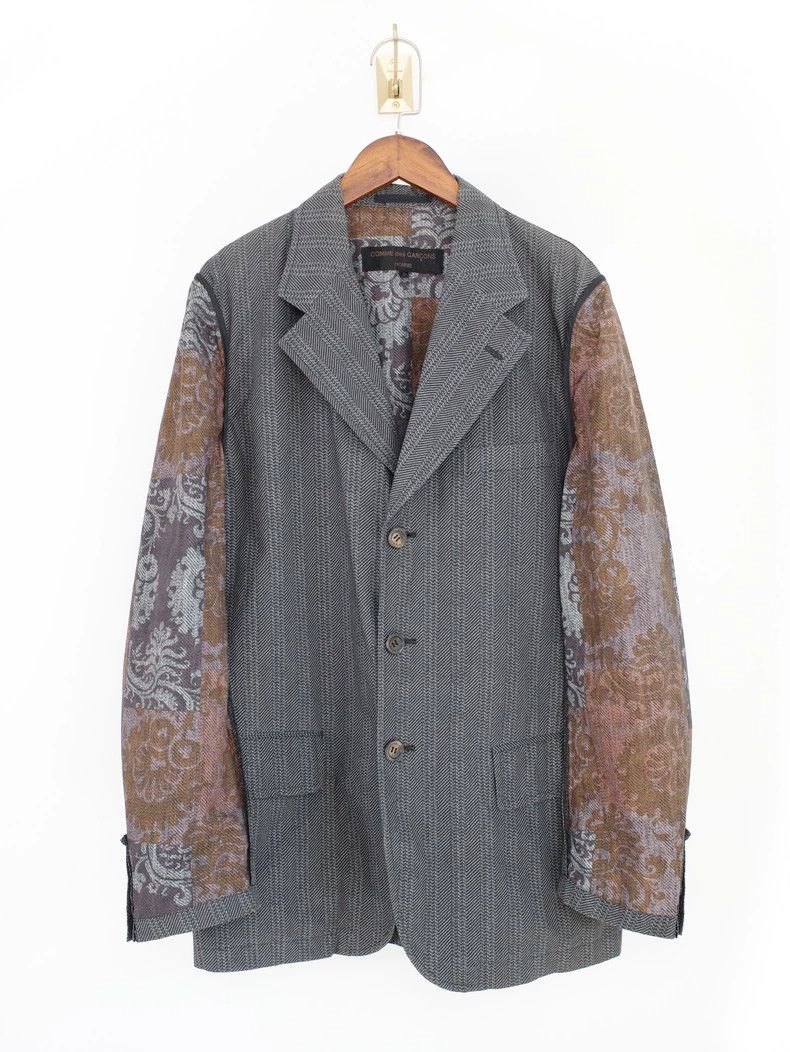 Comme des Garcons COMME des GARCONS 2003 Floral Gray Blazer Size US M / EU 48-50 / 2 - 1 Thumbnail