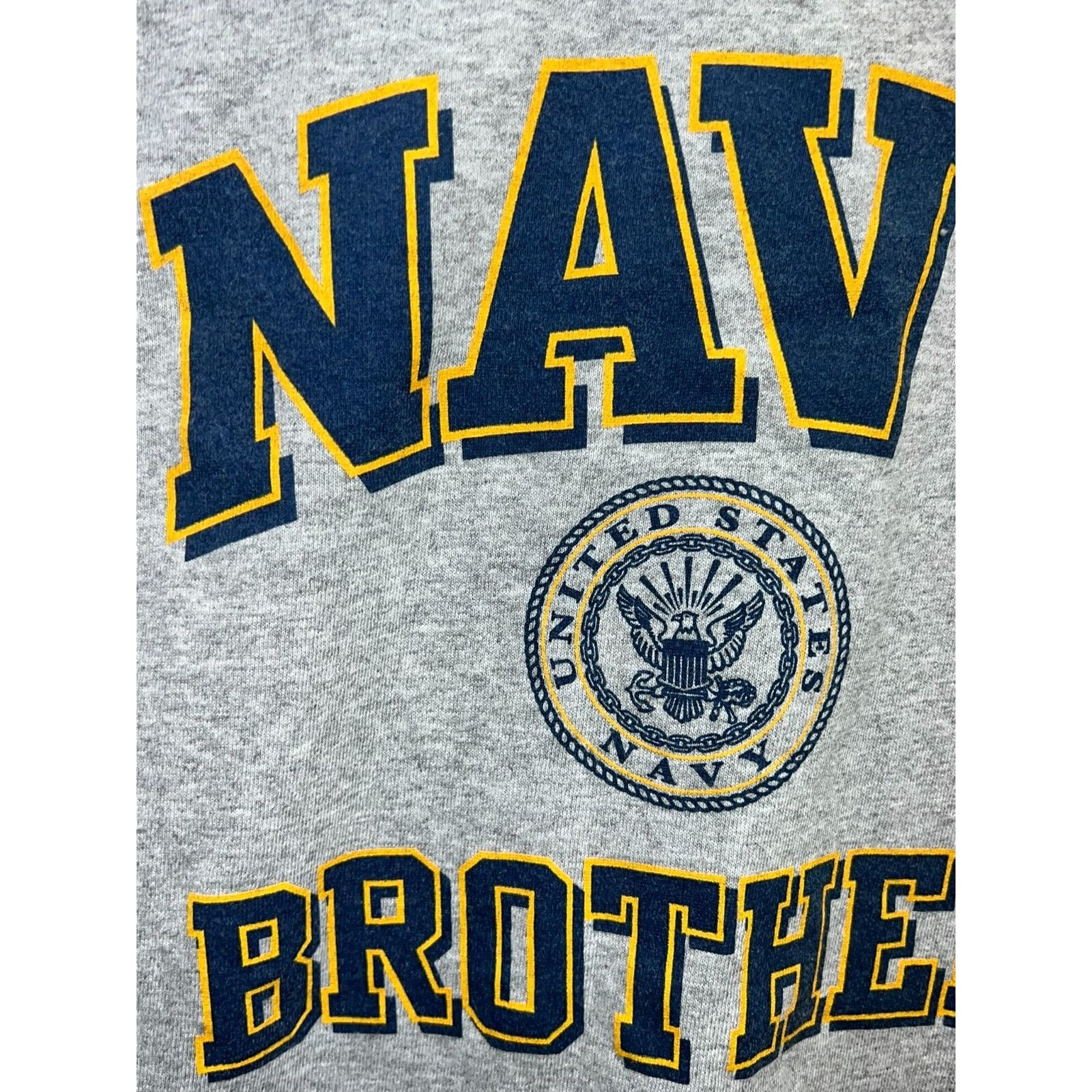 Vintage Vintage Navy Shirt United States Navy Brother Tee Soffe XL Size US XL / EU 56 / 4 - 3 Thumbnail