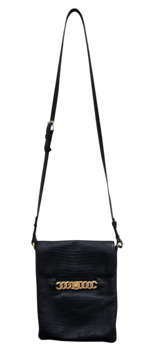 Marc by Marc Jacobs Marc by Marc Jacobs Black Leather Crossbody Bag Gold Logo Size ONE SIZE - 2 Thumbnail