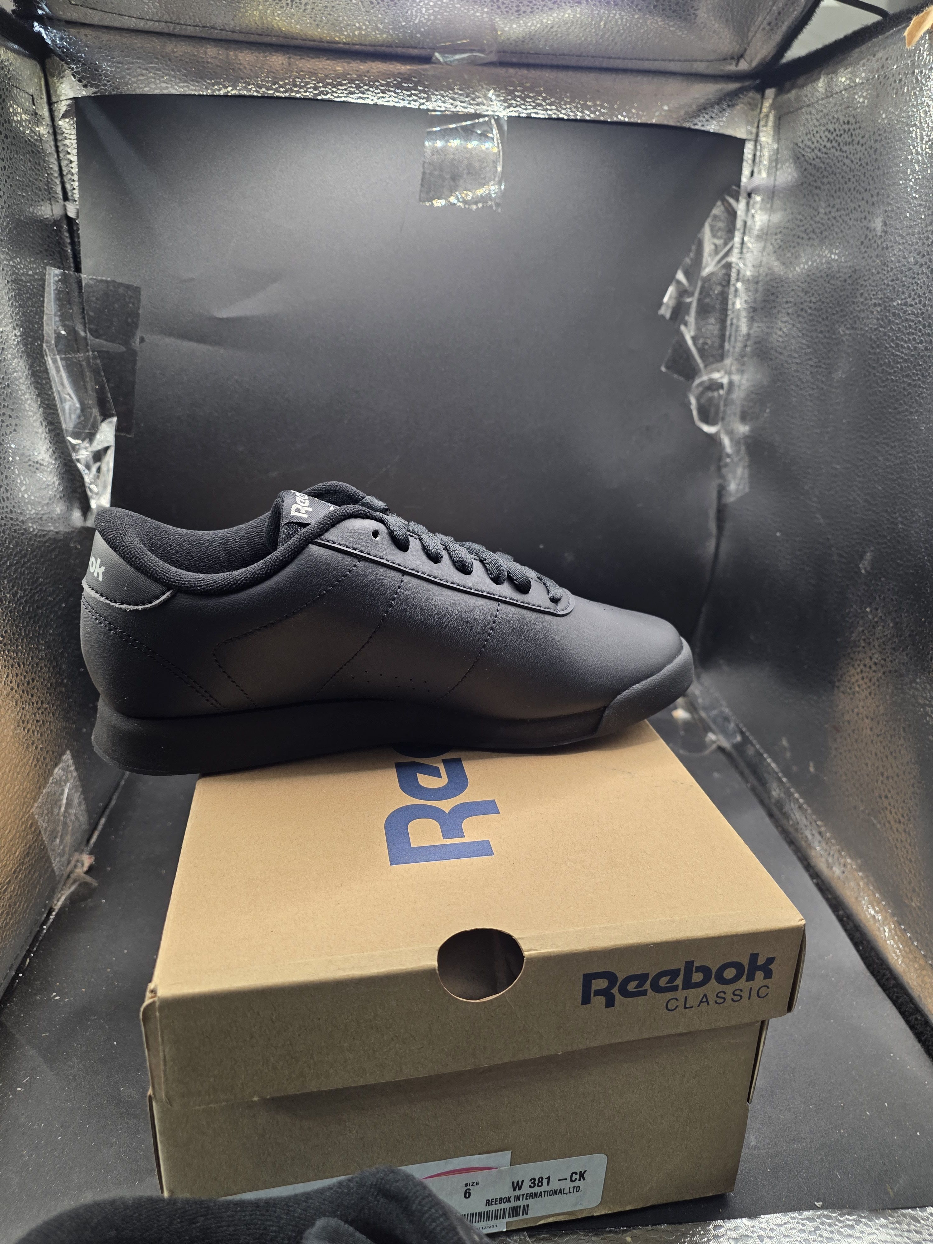 Reebok Reebok Classic Princess Black Women’s Sneakers Size 6 Wide D Size US 6 / IT 36 - 3 Thumbnail