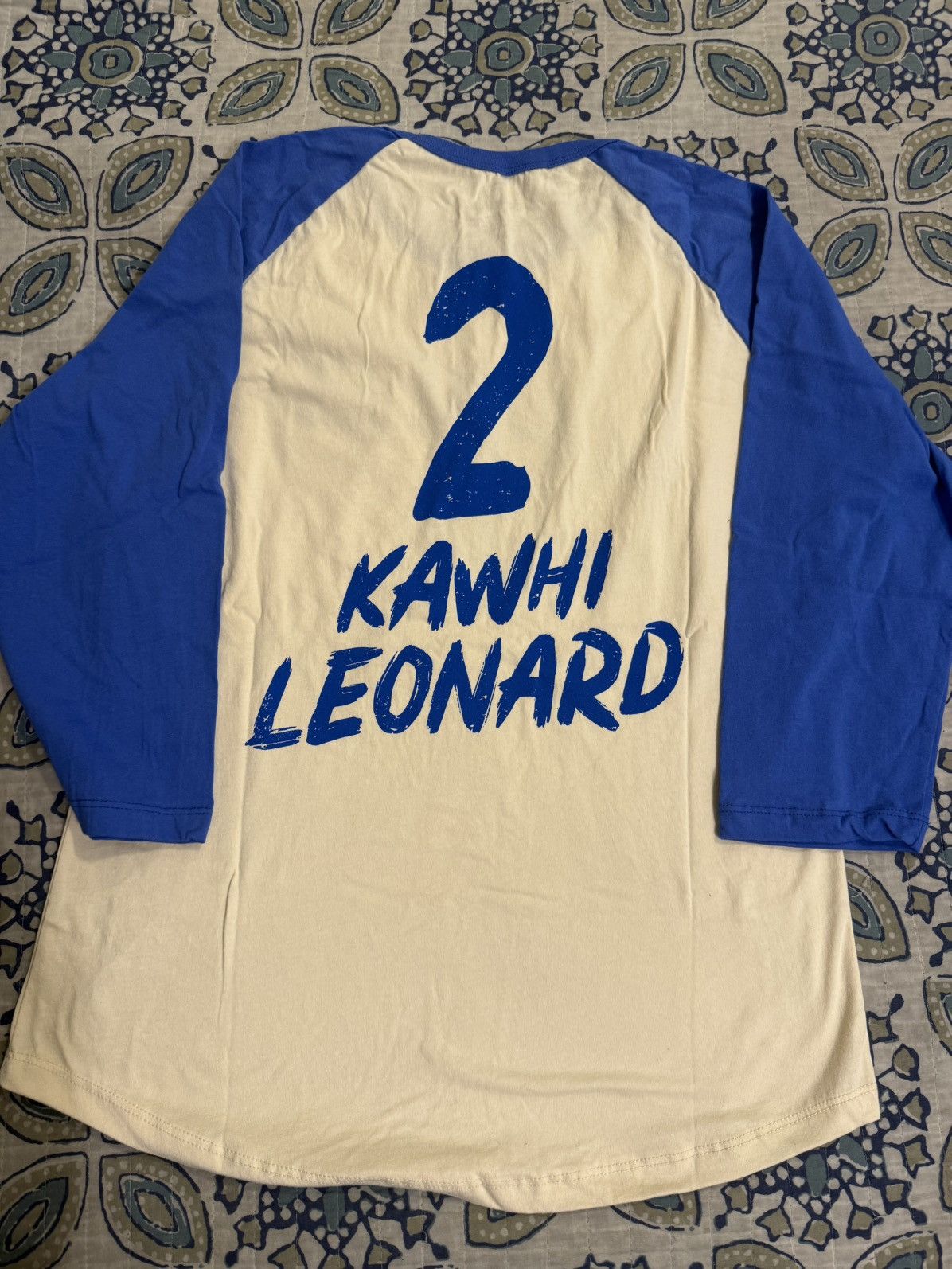 Other Kawhi Leonard LA Clippers blue & wht baseball tee women’s XL Size XL / US 12-14 / IT 48-50 - 2 Thumbnail