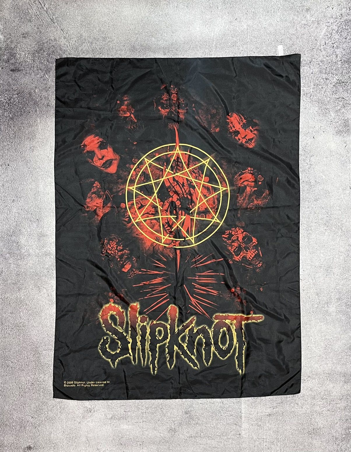 Slipknot × Vintage Pentagram Slipknot 2006 Vintage Flag Made in Italy Size ONE SIZE - 1 Thumbnail