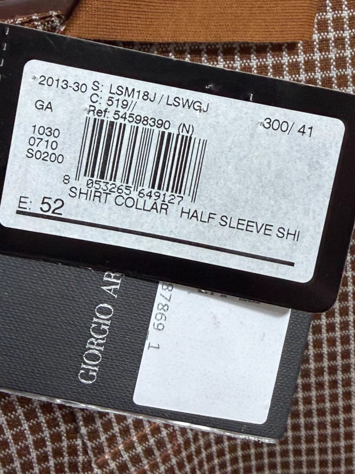 Ermenegildo Zegna Ermenegildo Zegna Silk Slim Check SS Polo 52 Size US L / EU 52-54 / 3 - 8 Thumbnail