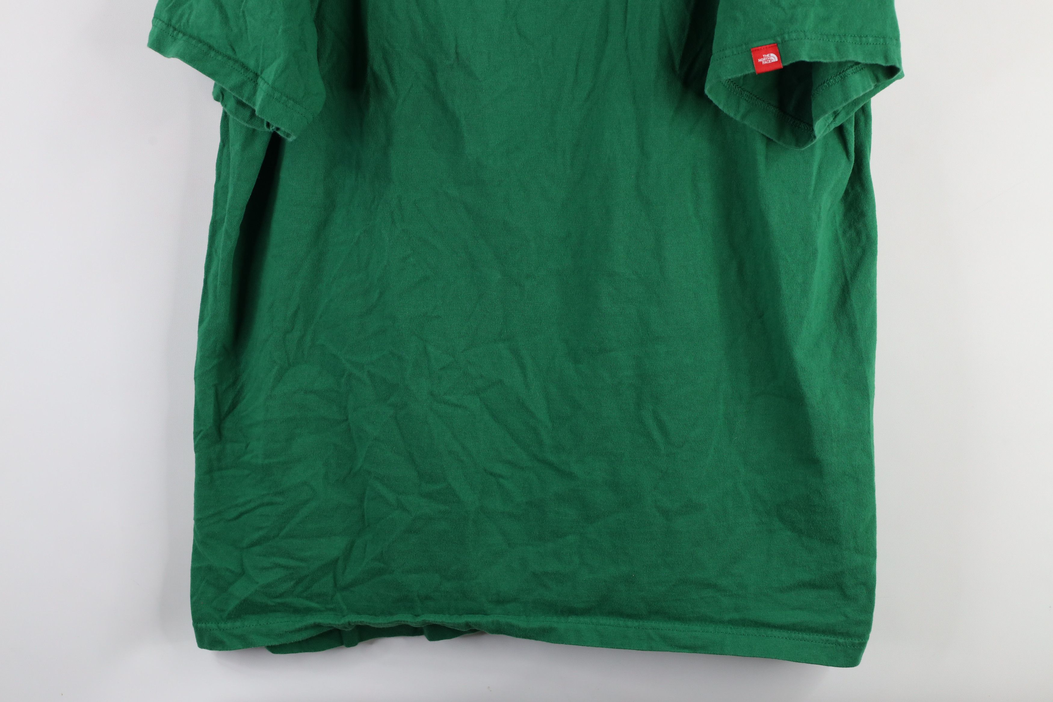 The North Face × Vintage Vintage The North Face Spell Out Short Sleeve T-Shirt Green Size US L / EU 52-54 / 3 - 3 Thumbnail
