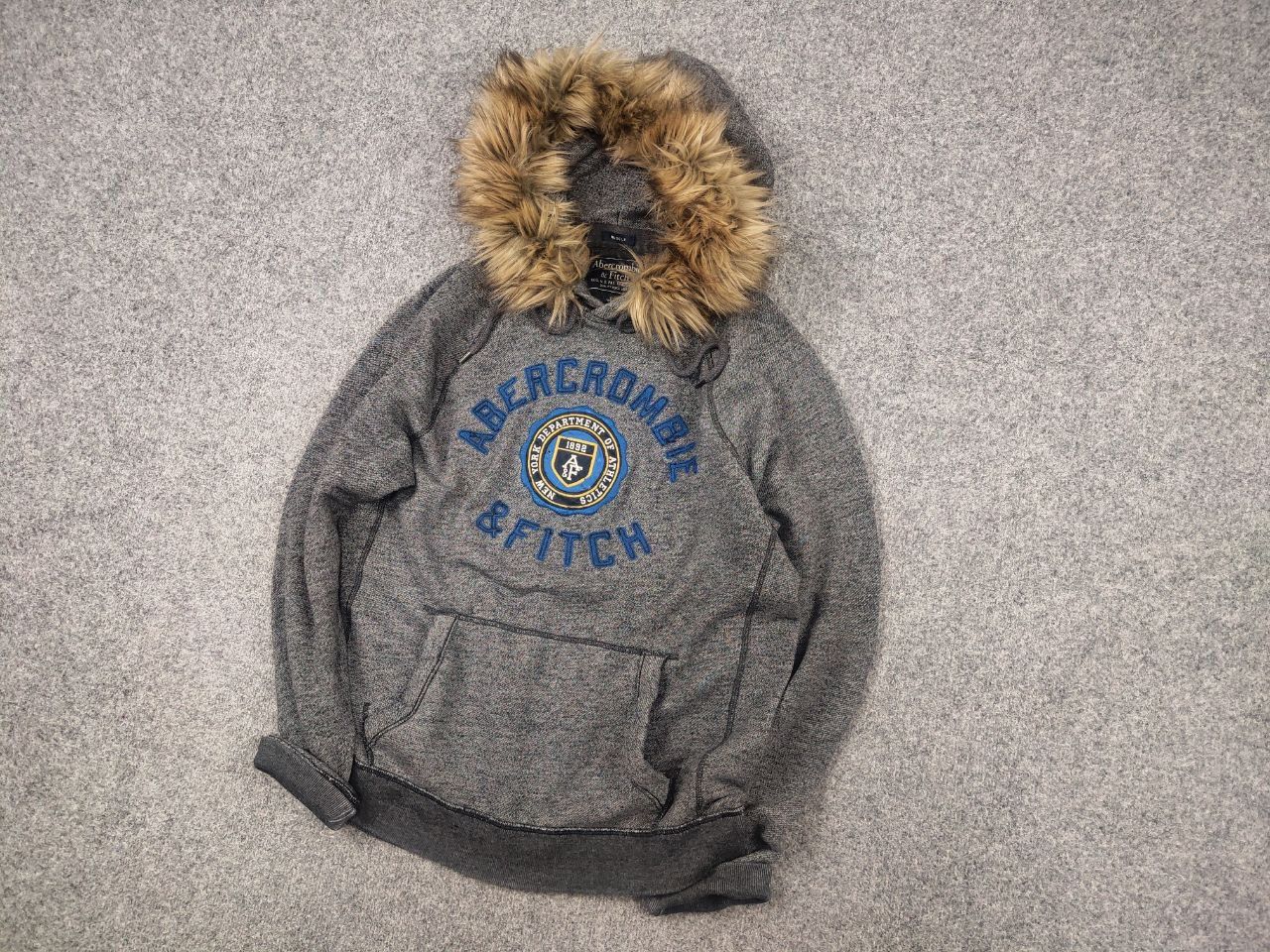 If Six Was Nine Vintage Abercrombie Logo Fur Hoodie Y2K if six was nine Size US L / EU 52-54 / 3 - 3 Thumbnail